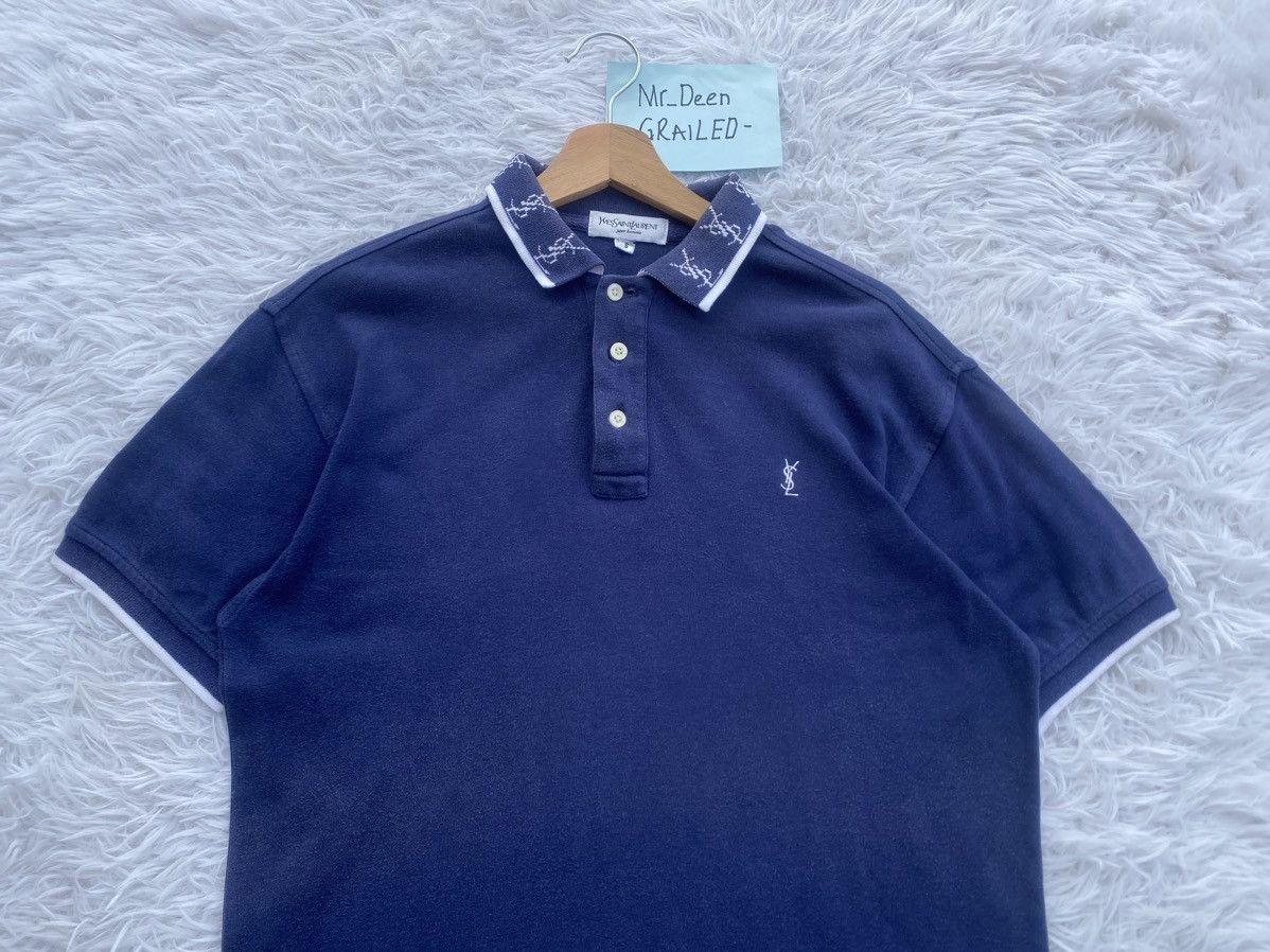 Yves Saint Laurent Rare Vintage YSL Yves Saint Laurent Polo Shirt Size US M / EU 48-50 / 2 - 6 Thumbnail