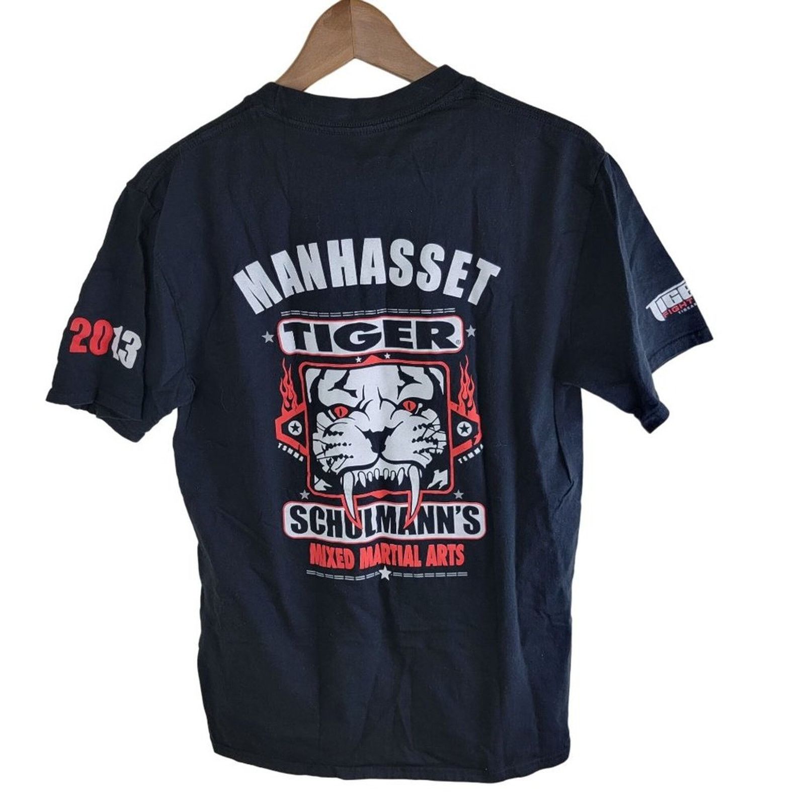 Vintage Schulmann MMA Karate 2013 Manhasset T-Shirt Tiger Graphic Size US M / EU 48-50 / 2 - 1 Thumbnail