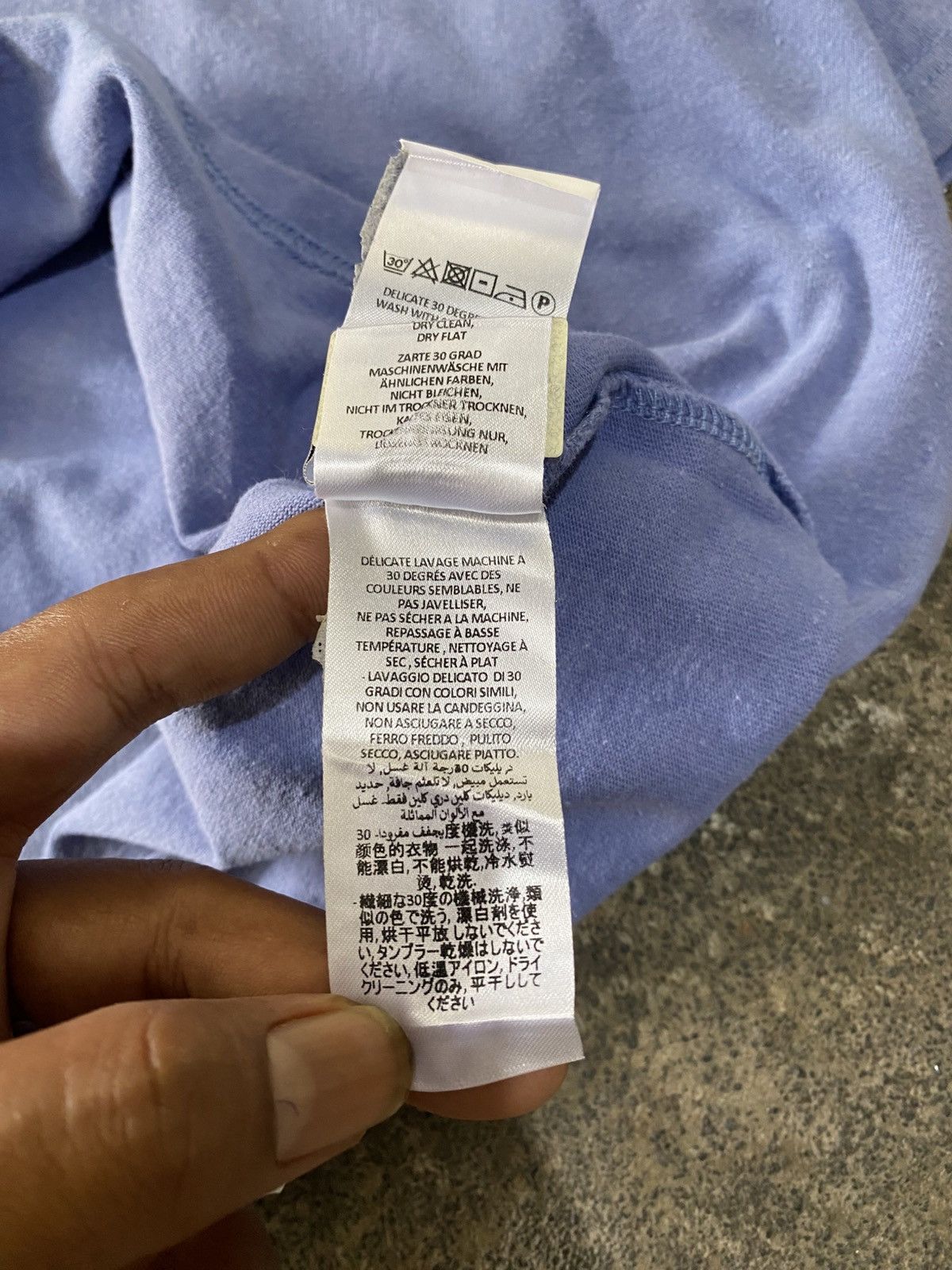 JW Anderson J.W.Anderson Denime Blue Short Sleeve T-Shirt Size US M / EU 48-50 / 2 - 7 Thumbnail