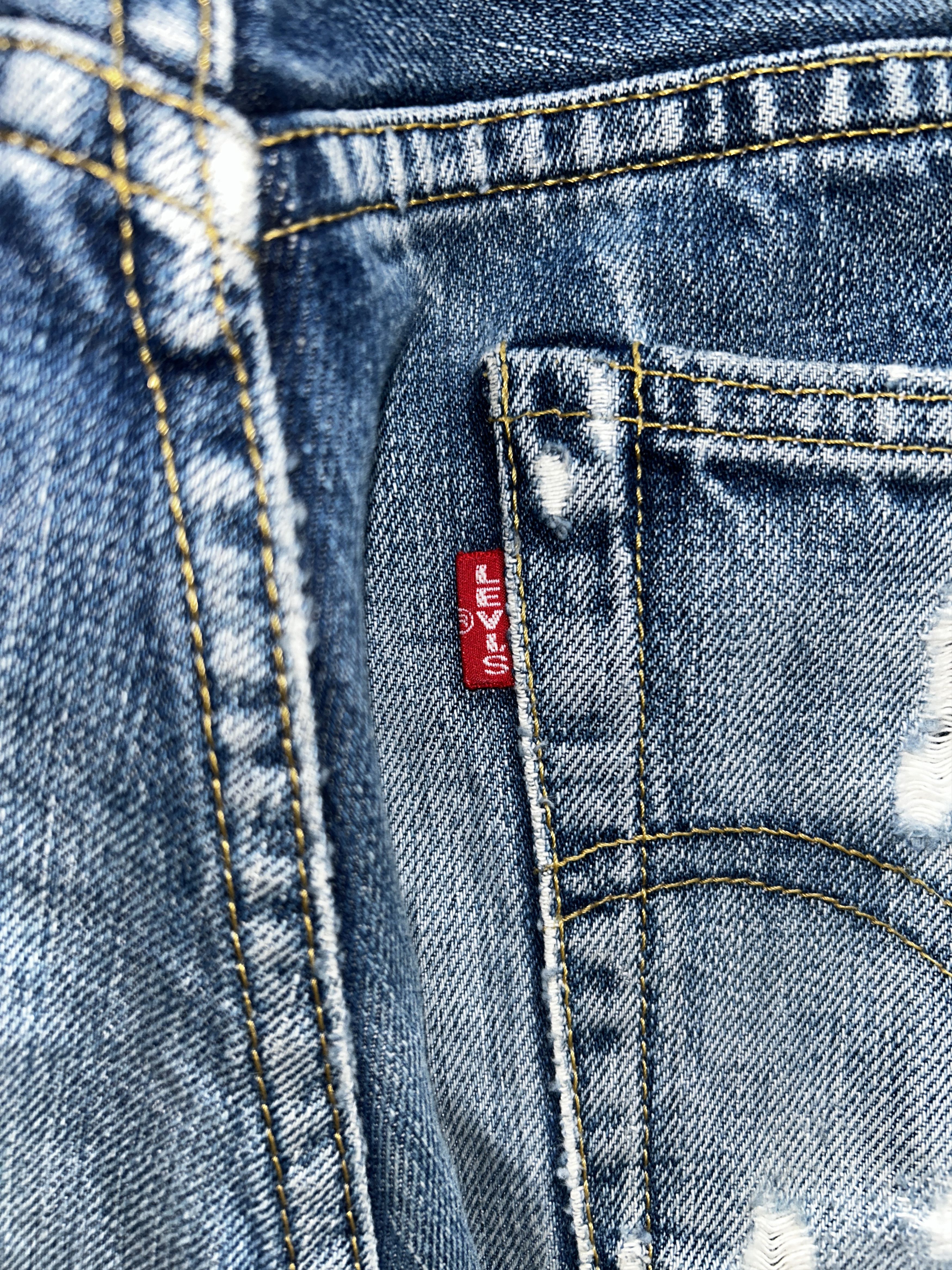 Levi's Vintage Rare Levis 503B Big E Redline Selvedge Denim Pants Size US 31 - 4 Thumbnail