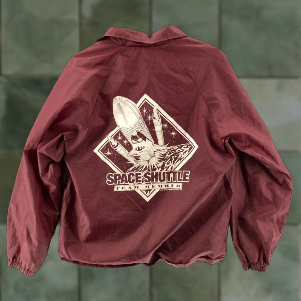 Vintage Vintage Space Shuttle Team Member Cardinal Mens Medium USA Jacket Size US M / EU 48-50 / 2 - 1 Thumbnail