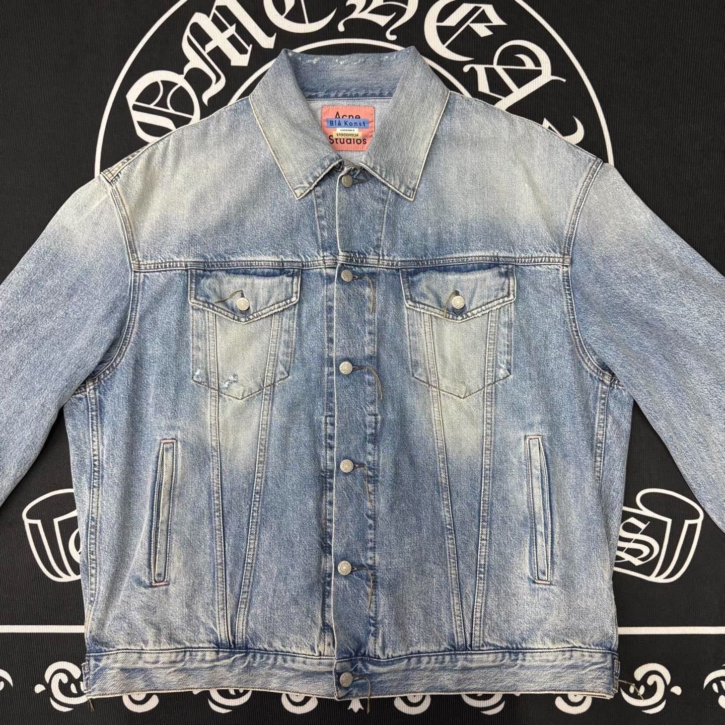 Acne Studios Acne Studios Denim Blue Light Jacket xs Men Size US XS / EU 42 / 0 - 1 Thumbnail