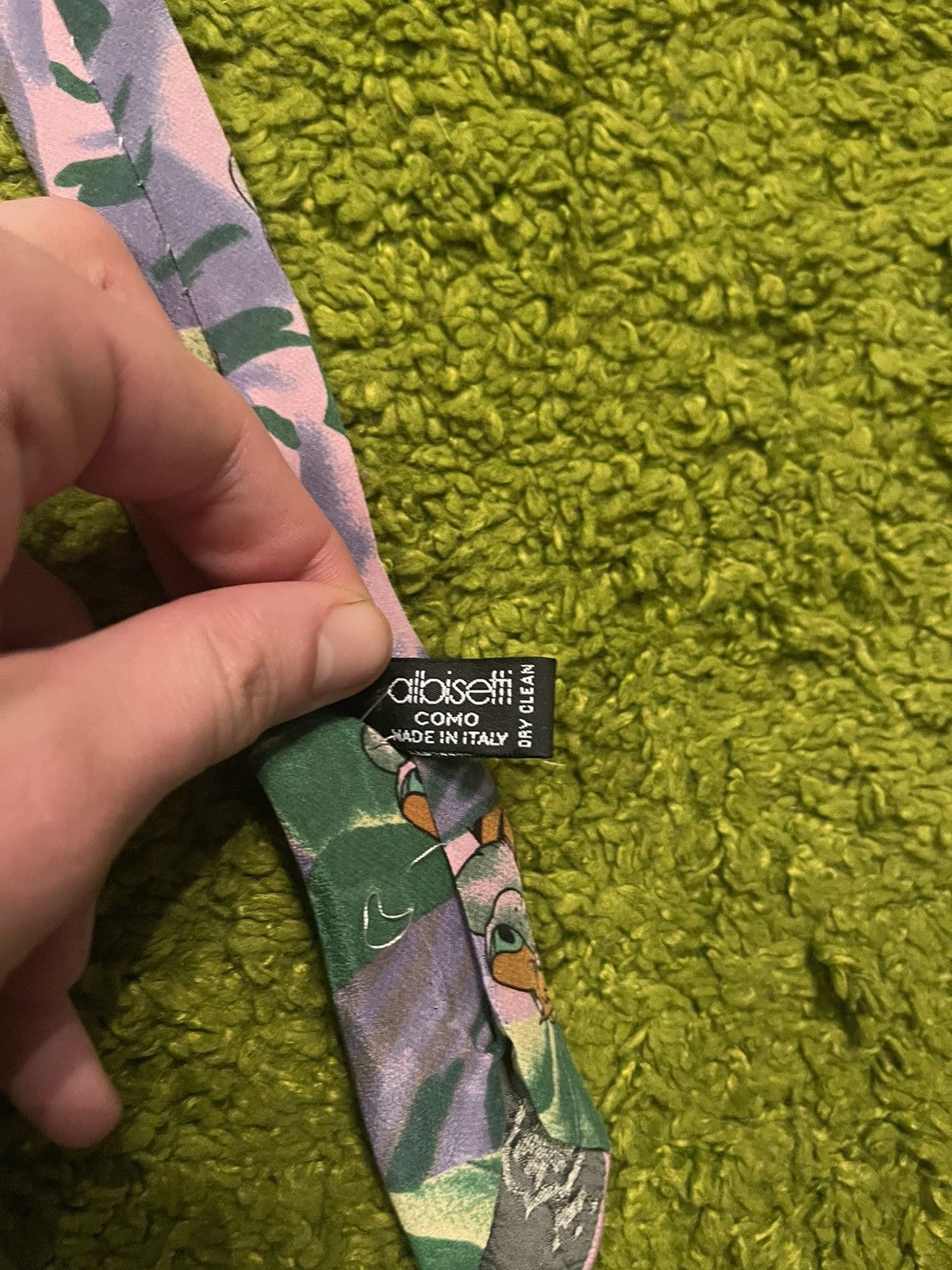 Disney × Iceberg × Vintage Iceberg x Disney 1990s vintage archive silk tie Size ONE SIZE - 4 Thumbnail