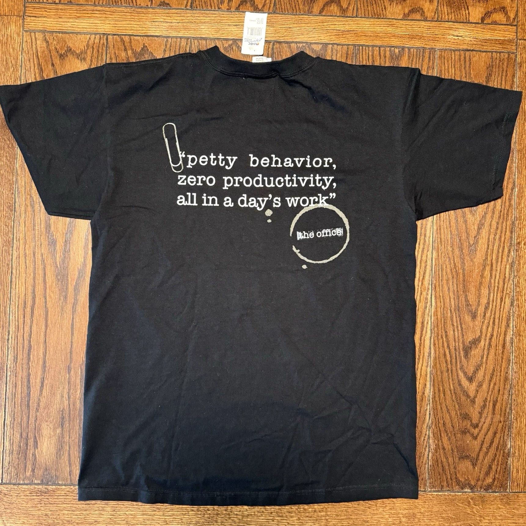 Vintage The Office Shirt NBC Experience Store Graphic Print Black L Crew Neck Short Sleeve Men T-Shirt Size US L / EU 52-54 / 3 - 2 Thumbnail