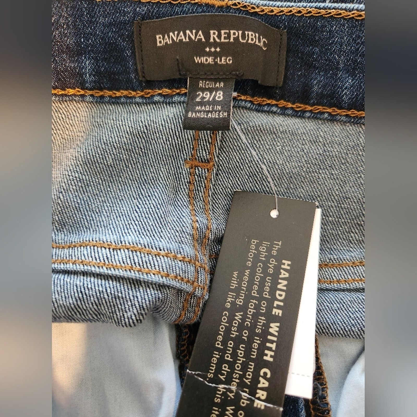 Banana Republic Banana Republic NWT Sedona Wide Leg High Waist Jeans 29/8 Size 29" - 6 Thumbnail
