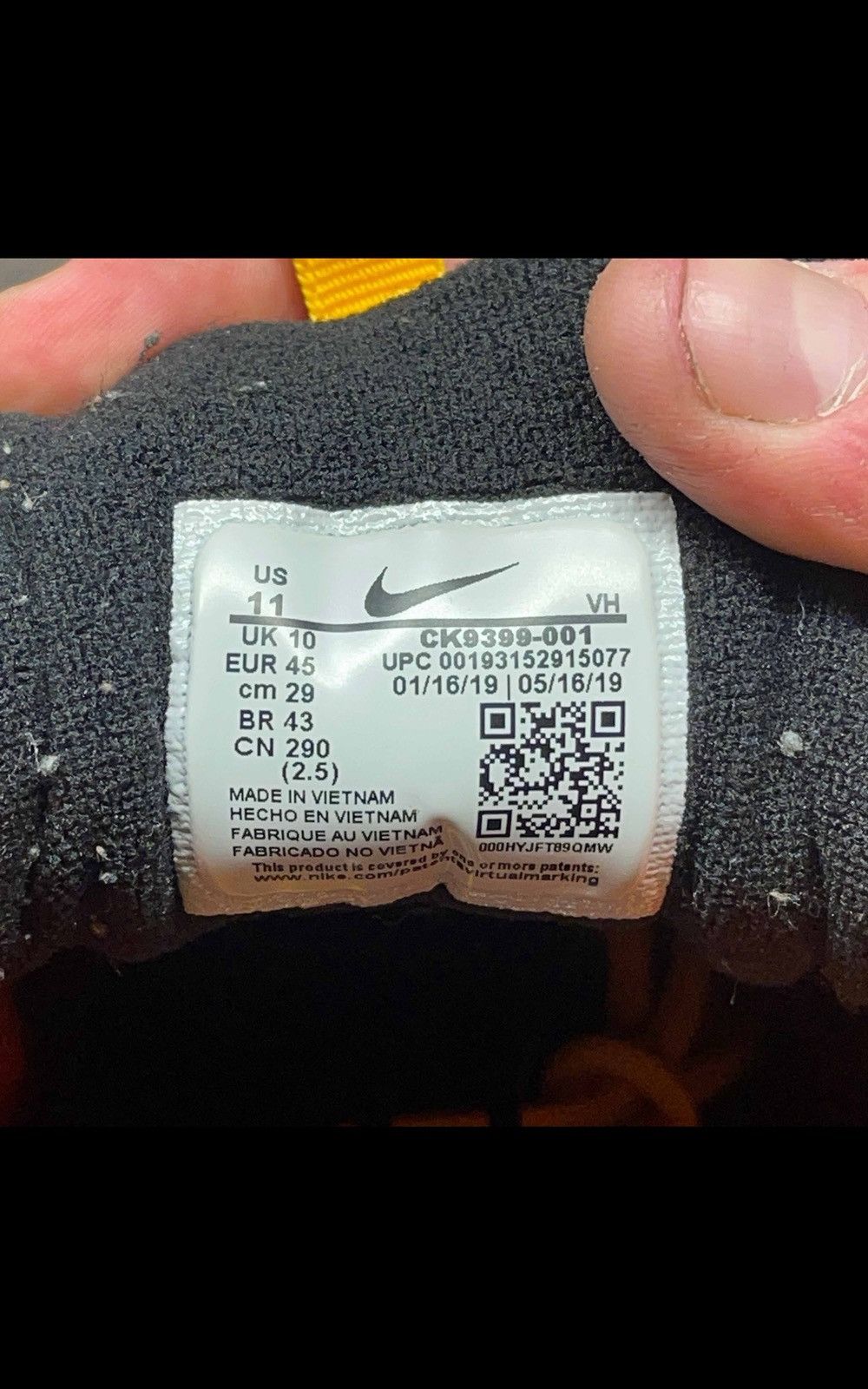 Nike Air Max 97 Sunburst 2019 Size US 11 / EU 44 - 6 Thumbnail
