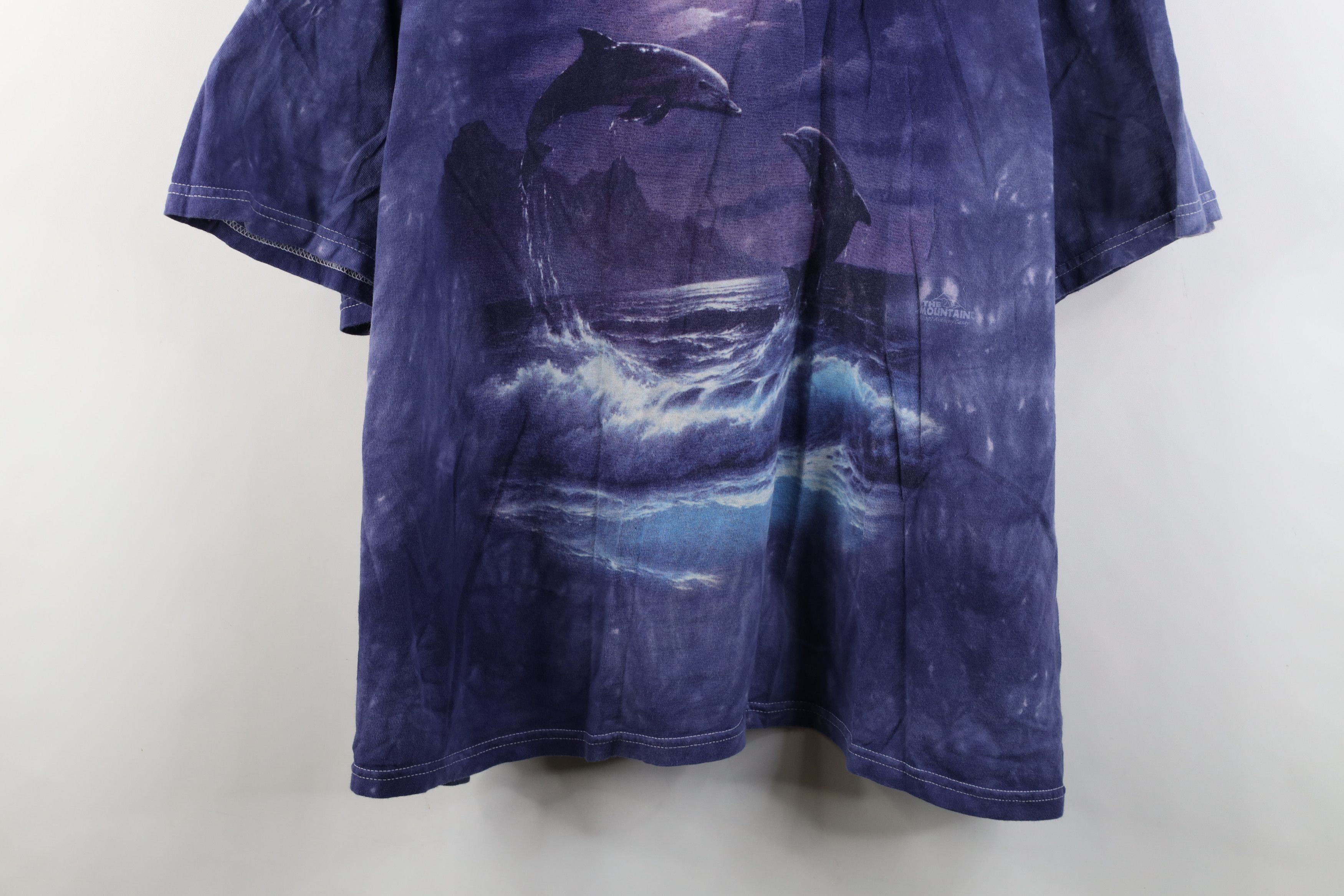 Vintage Vintage Y2K Streetwear Wash Nature Dolphins Fantasy T-Shirt Size US XXL / EU 58 / 5 - 3 Thumbnail