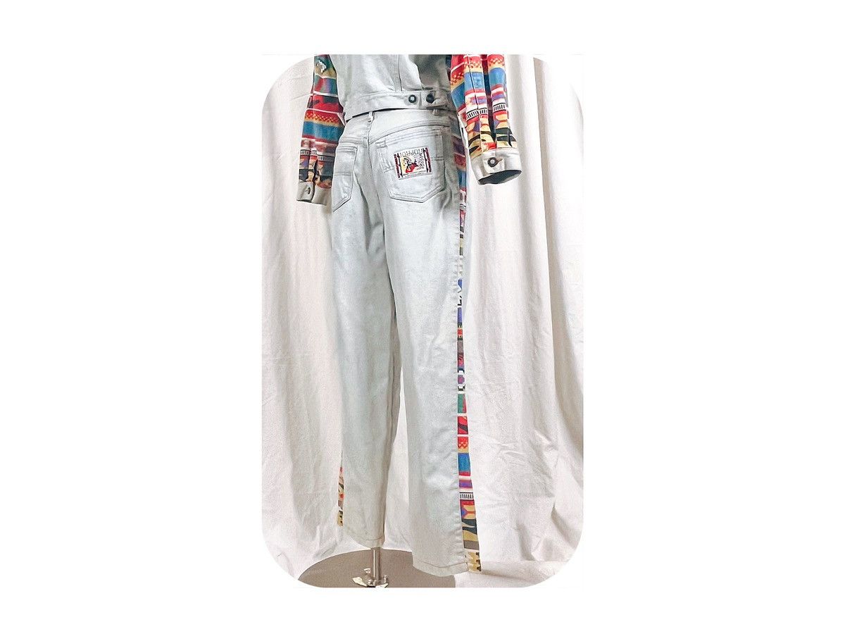 Other VTG 80s Jou Jou Navajo Printed Jacket + Pants Denim Tuxedo 9 Size 31" - 9 Thumbnail