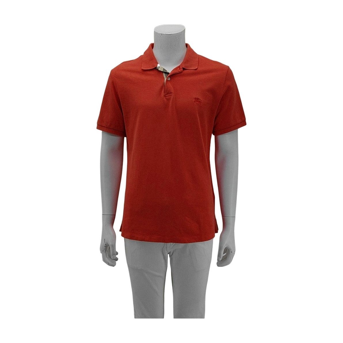Burberry Burberry Brit Orange Cotton Polo Shirt L Size US L / EU 52-54 / 3 - 1 Thumbnail