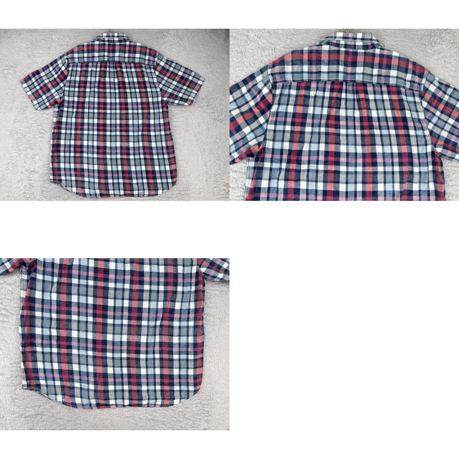 Tommy Bahama Tommy Bahama Shirt Men Large Blue Red Plaid Short Sleeve 100% Cotton Button Up Casual Shirt Mens Vacation Beach Hawaiian Aloha Resort Size US L / EU 52-54 / 3 - 9 Thumbnail