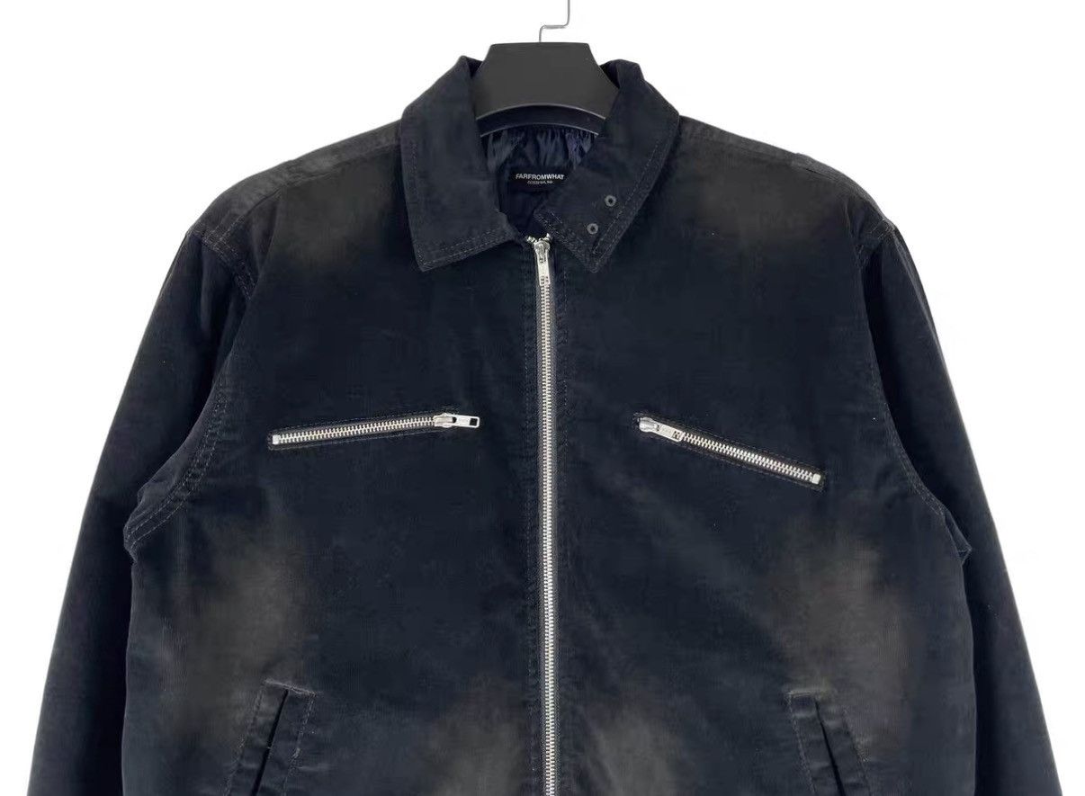 FAR FROM WHAT Far Archive 25FW Washed Vintage Lapel Jacket J31 Size US S / EU 44-46 / 1 - 3 Thumbnail
