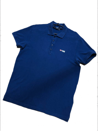 Diesel Vintage Diesel Embroidered Logo Polo Size L Size US L / EU 52-54 / 3 - 1 Thumbnail