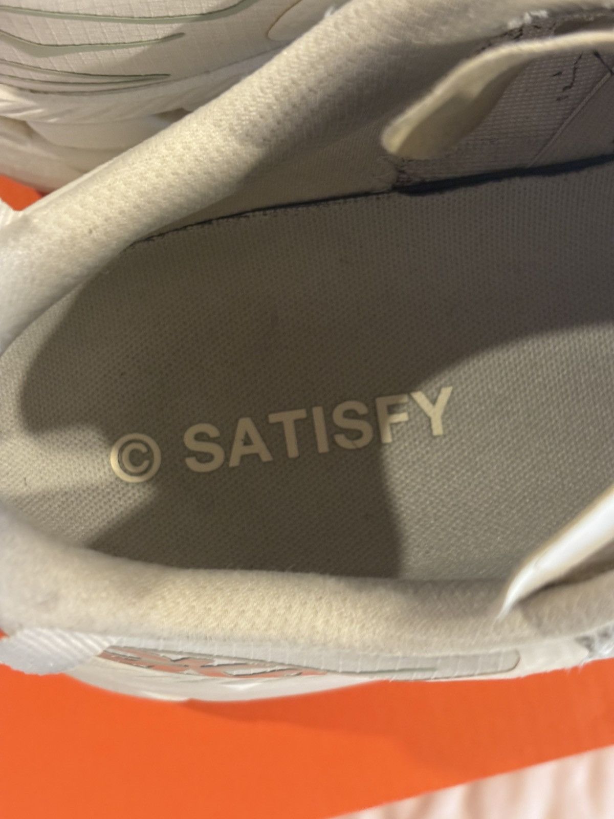 Hoka × Satisfy Satisfy Running Hoka One One Clifton LS Celadon Tint Size US 10 / EU 43 - 6 Thumbnail