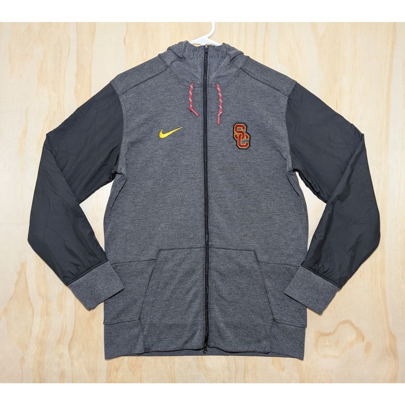Nike Nike Men's Medium USC Trojans Jacket Grey Full Zip Hoodie Size US M / EU 48-50 / 2 - 1 Thumbnail