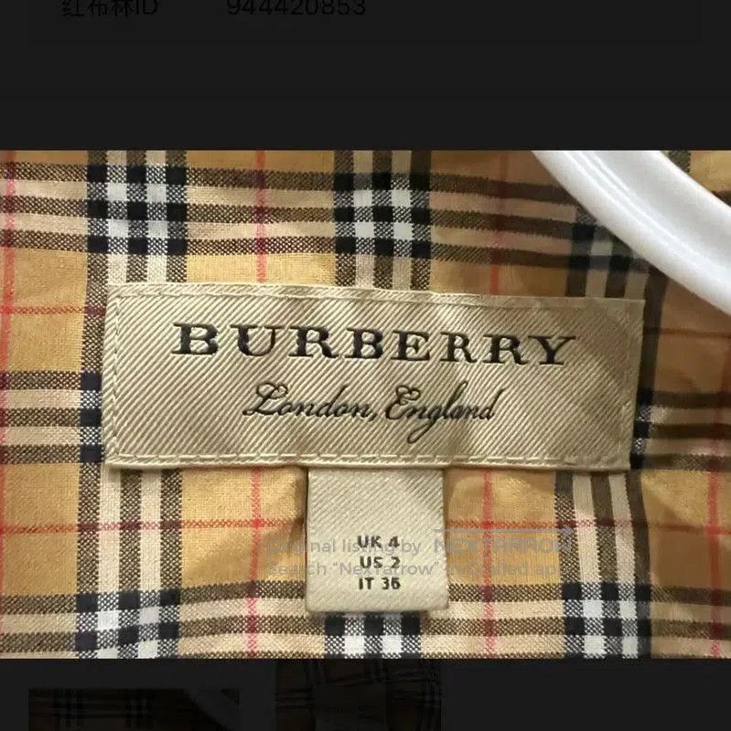 Burberry Burberry Women's Yellow Cotton Shirt. Size XXS / US 00 / IT 34 - 4 Thumbnail