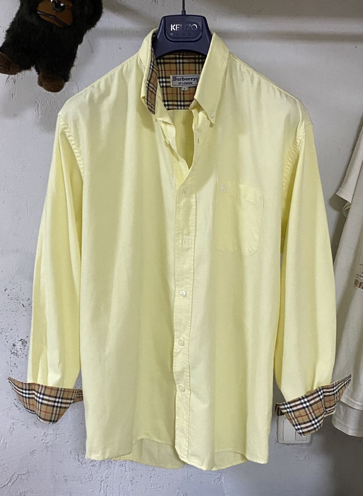🔥Vintage🔥 Burberry Button Shirt Nova Check