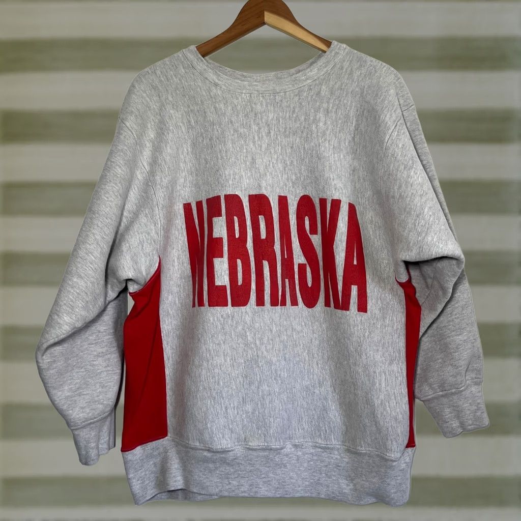 Vintage Vintage 90s Nebraska Sweatshirt Desert Sportswear Made in USA Sz 2XL (Pre-Owned) Size US XXL / EU 58 / 5 - 1 Thumbnail