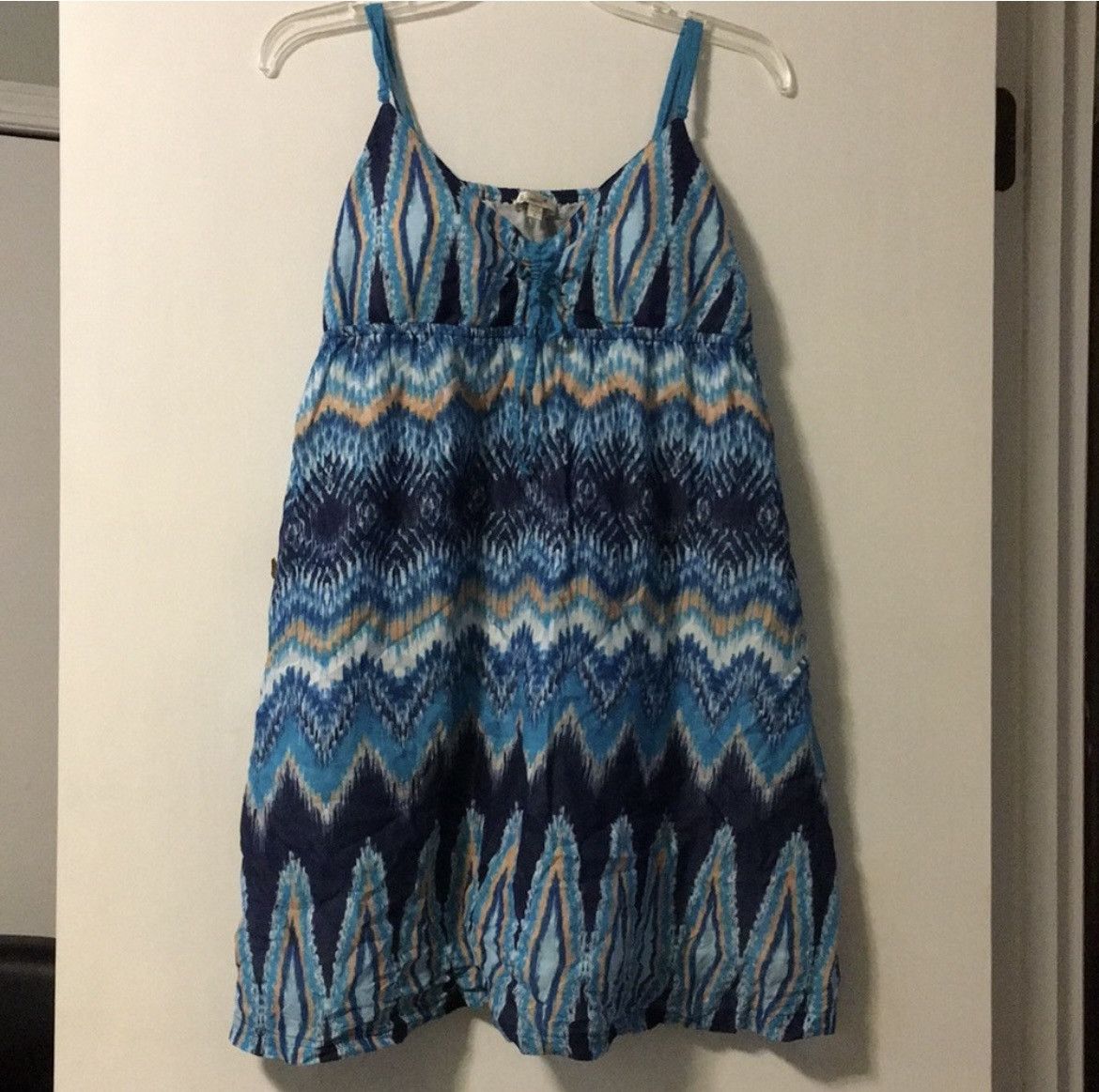 Other Grane Blue Summer Dress Size L / US 10 / IT 46 - 1 Preview