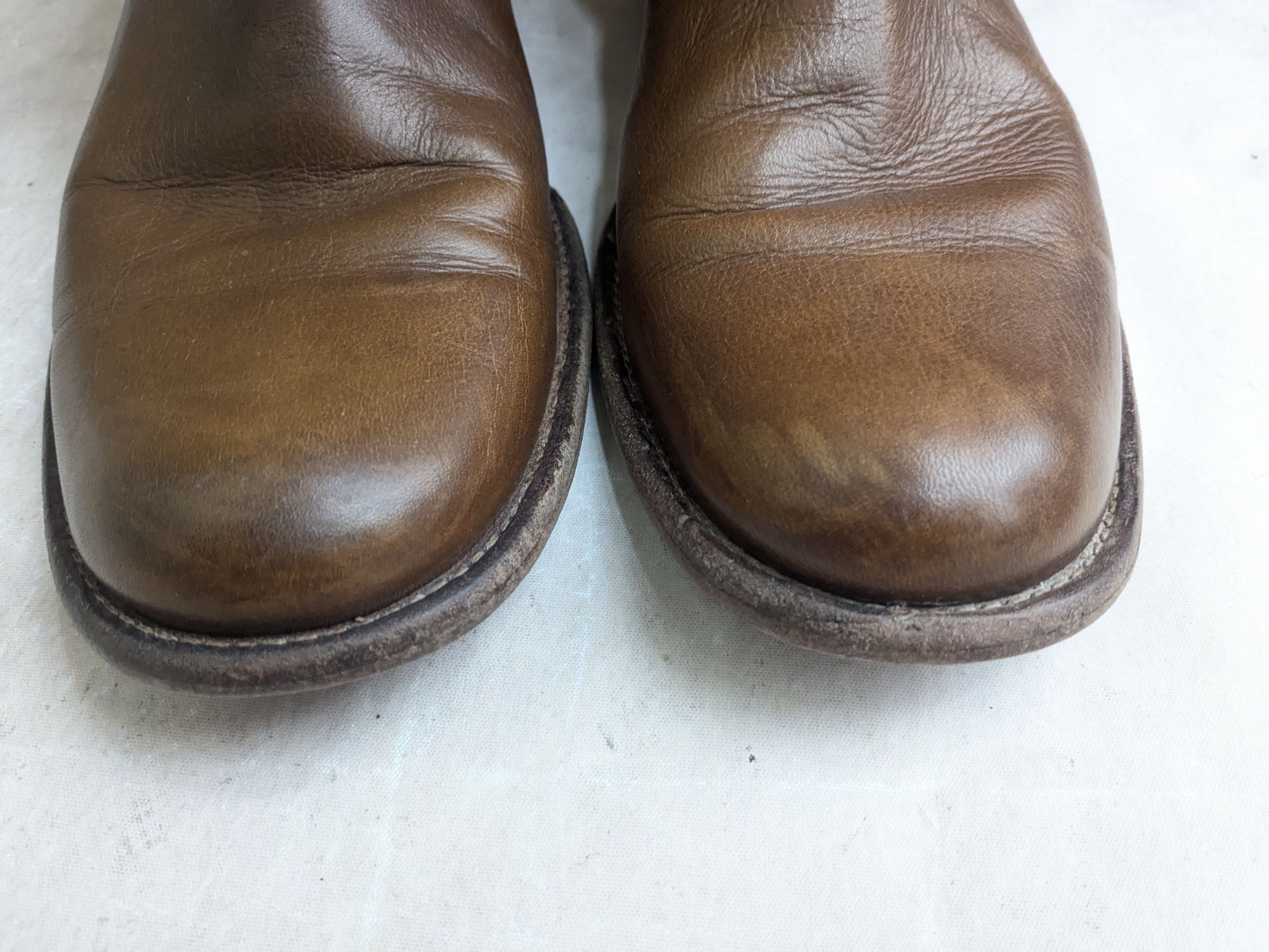 Frye Frye Harness Brown Leather 9.5 Leather Buckle Punk Size US 9.5 / EU 42-43 - 4 Thumbnail