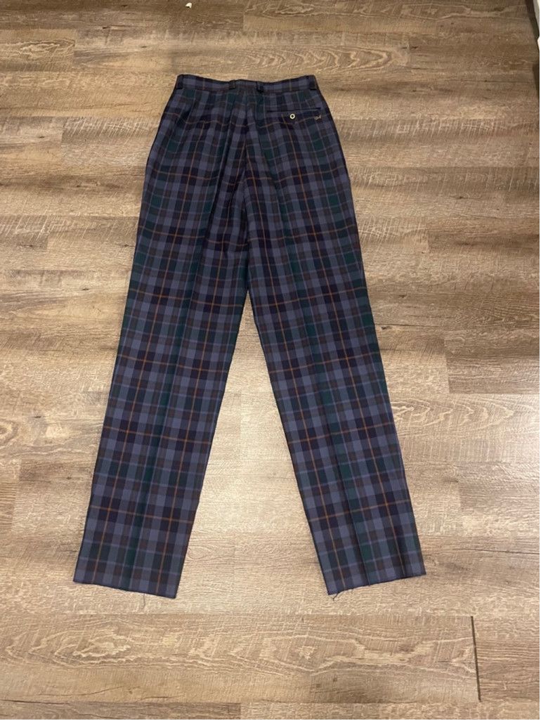 Kenzo VINTAGE Men's Kenzo GOLF Plaid Pants Size 30 Blue Green Size US 30 / EU 46 - 4 Thumbnail