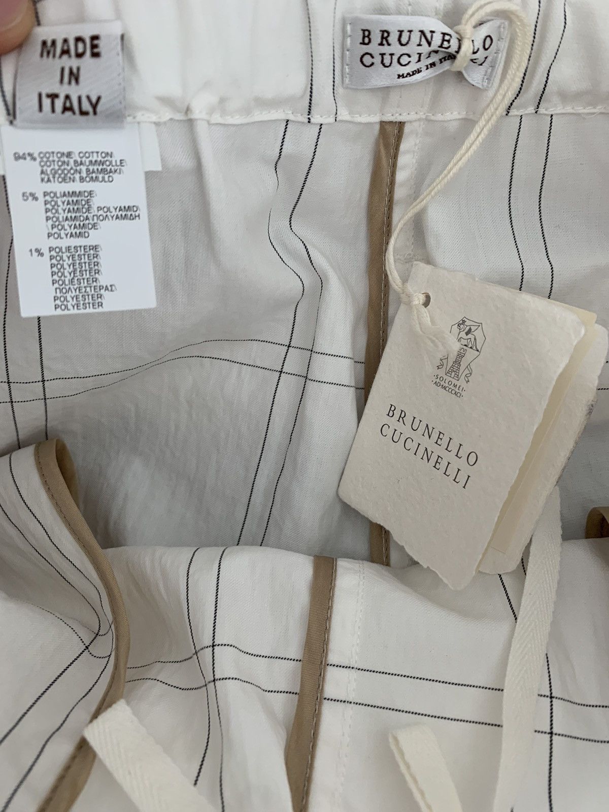 Brunello Cucinelli Brunello Cuccinelli Cotton Trouser Size 28" / US 6 / IT 42 - 14 Thumbnail