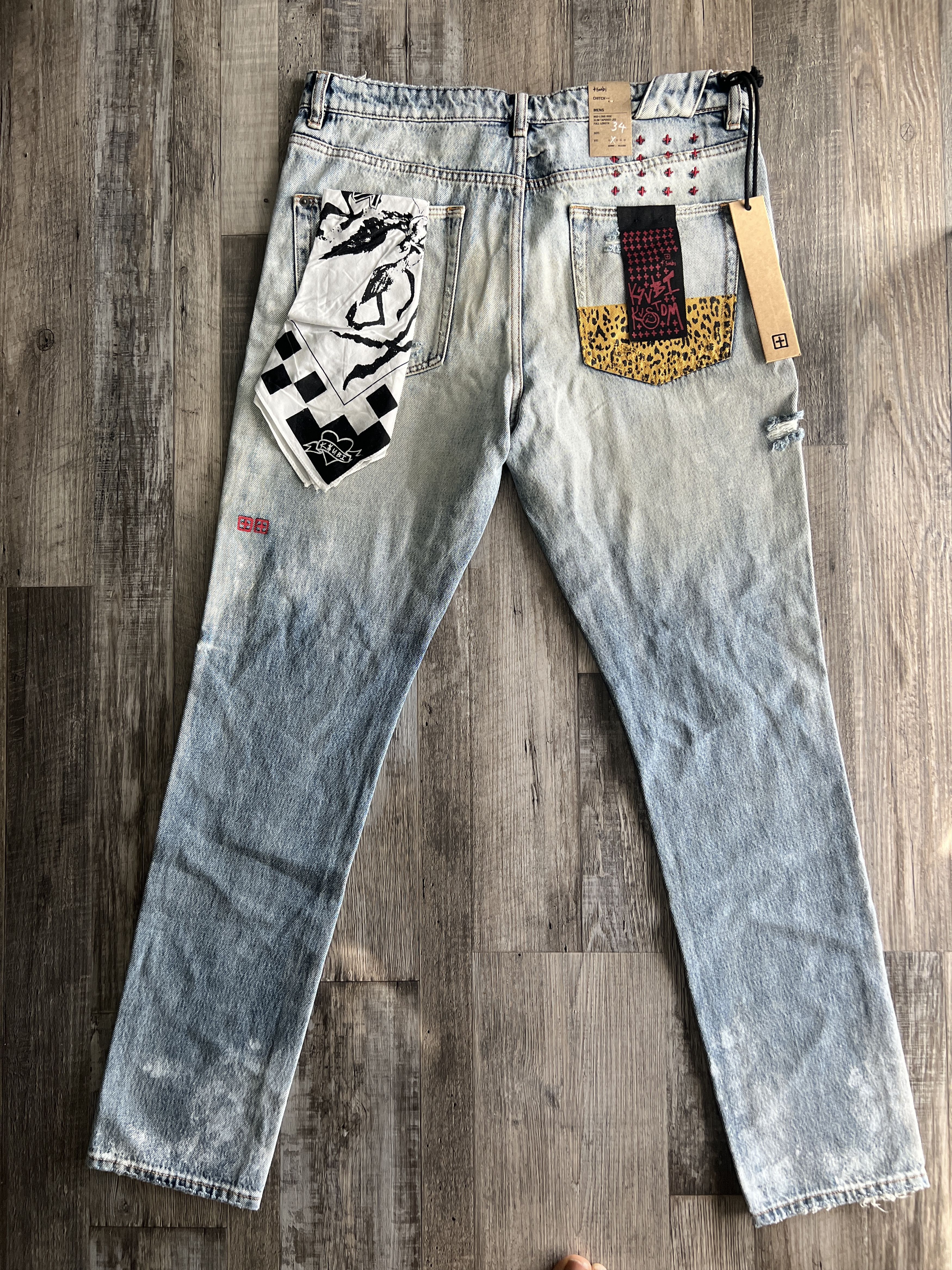 Ksubi Ksubi Chitch Patchwork Jeans Size US 34 / EU 50 - 2 Thumbnail