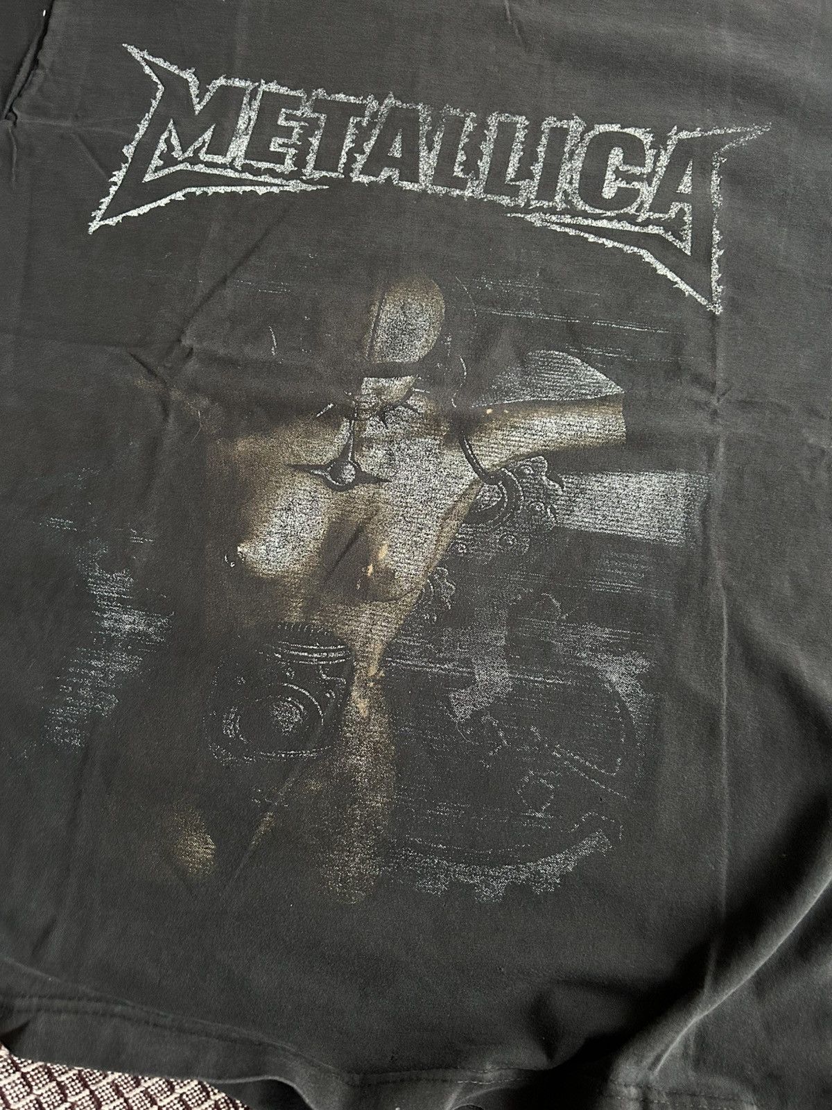 Band Tees Metallica Vintage Band Tees Rock T-shirt Unisex Distressed Size US XL / EU 56 / 4 - 3 Thumbnail