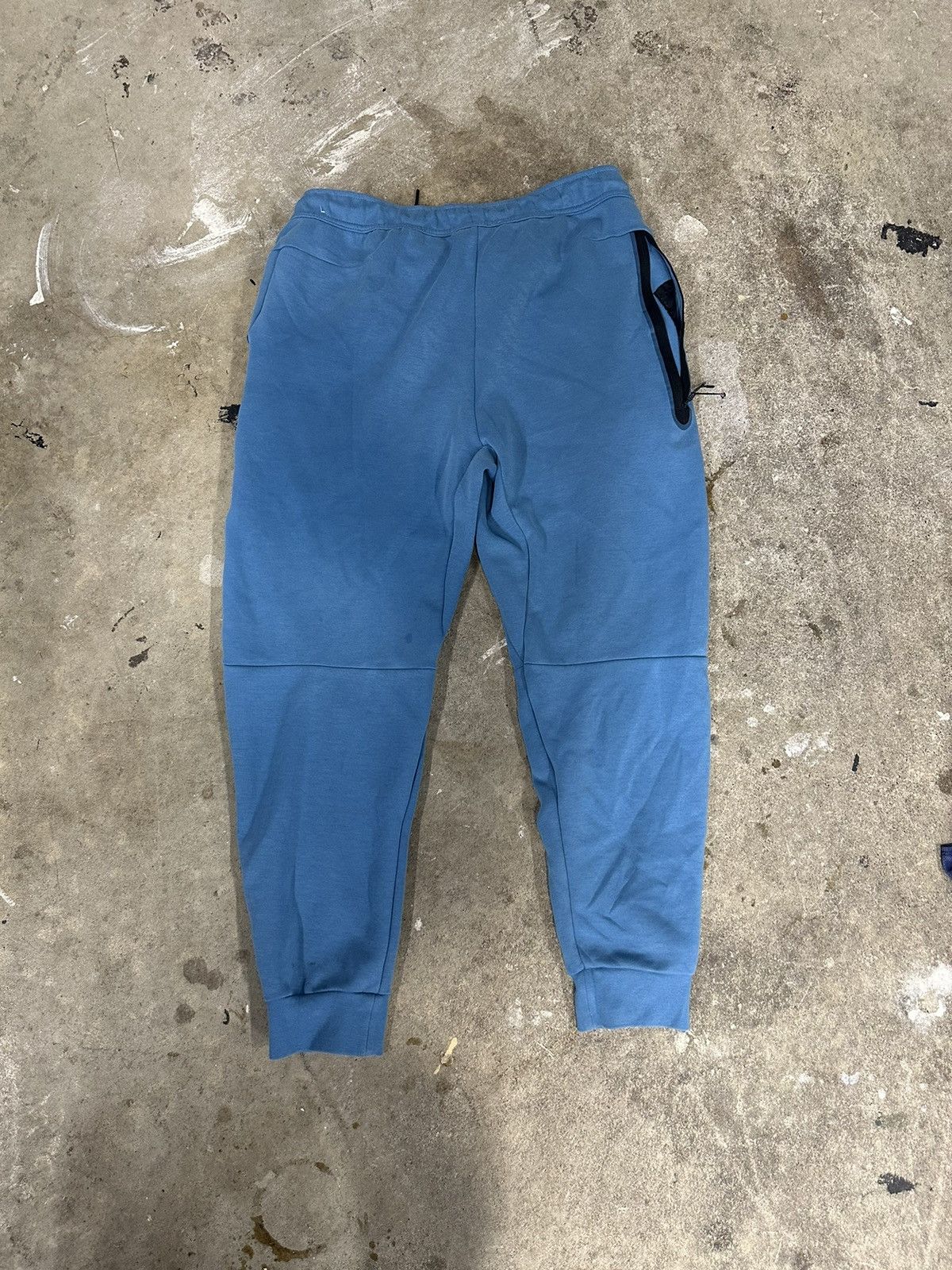 Designer × Nike Blue/Navy Nike Tech Fleece Joggers Size US 35 - 3 Thumbnail