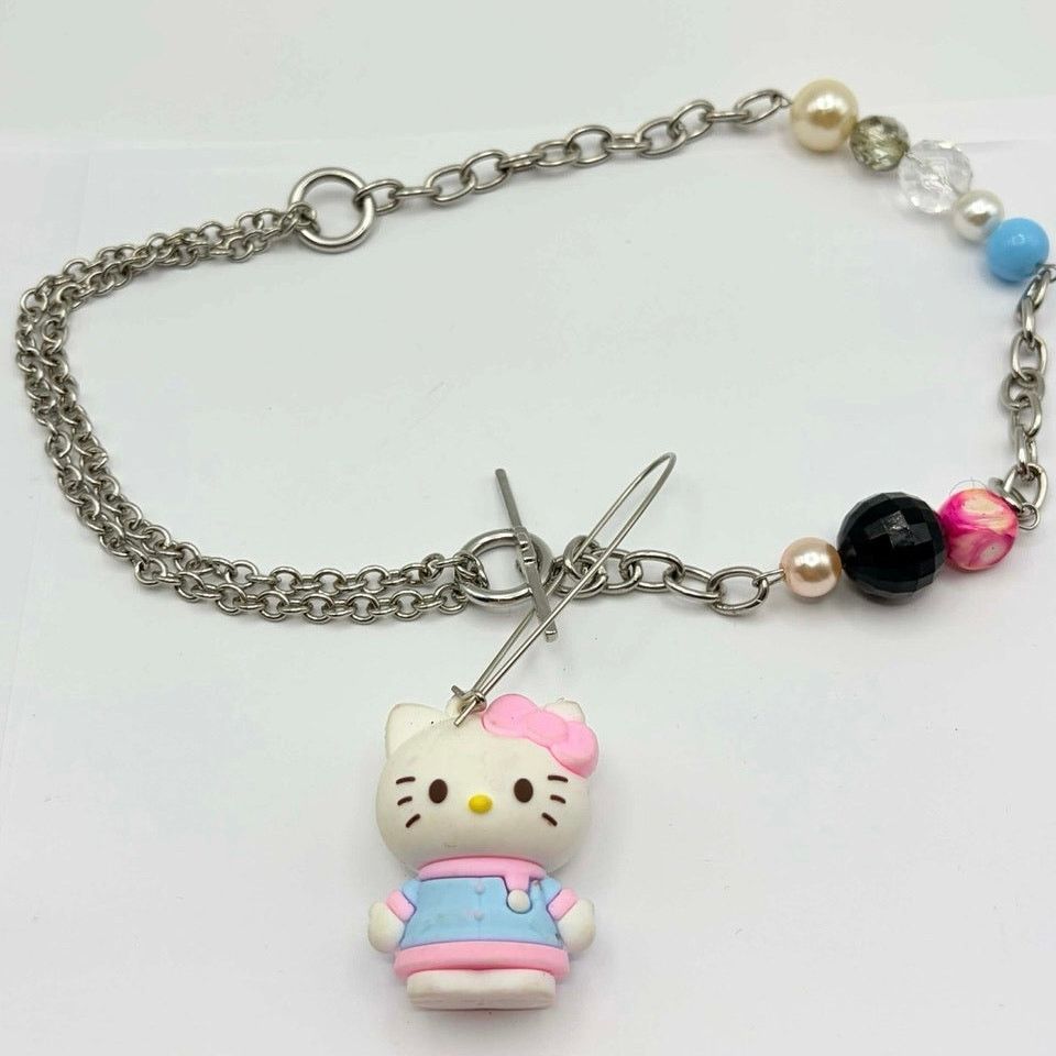 Other Silver & Pink Hello Kitty Necklace Size ONE SIZE - 3 Thumbnail