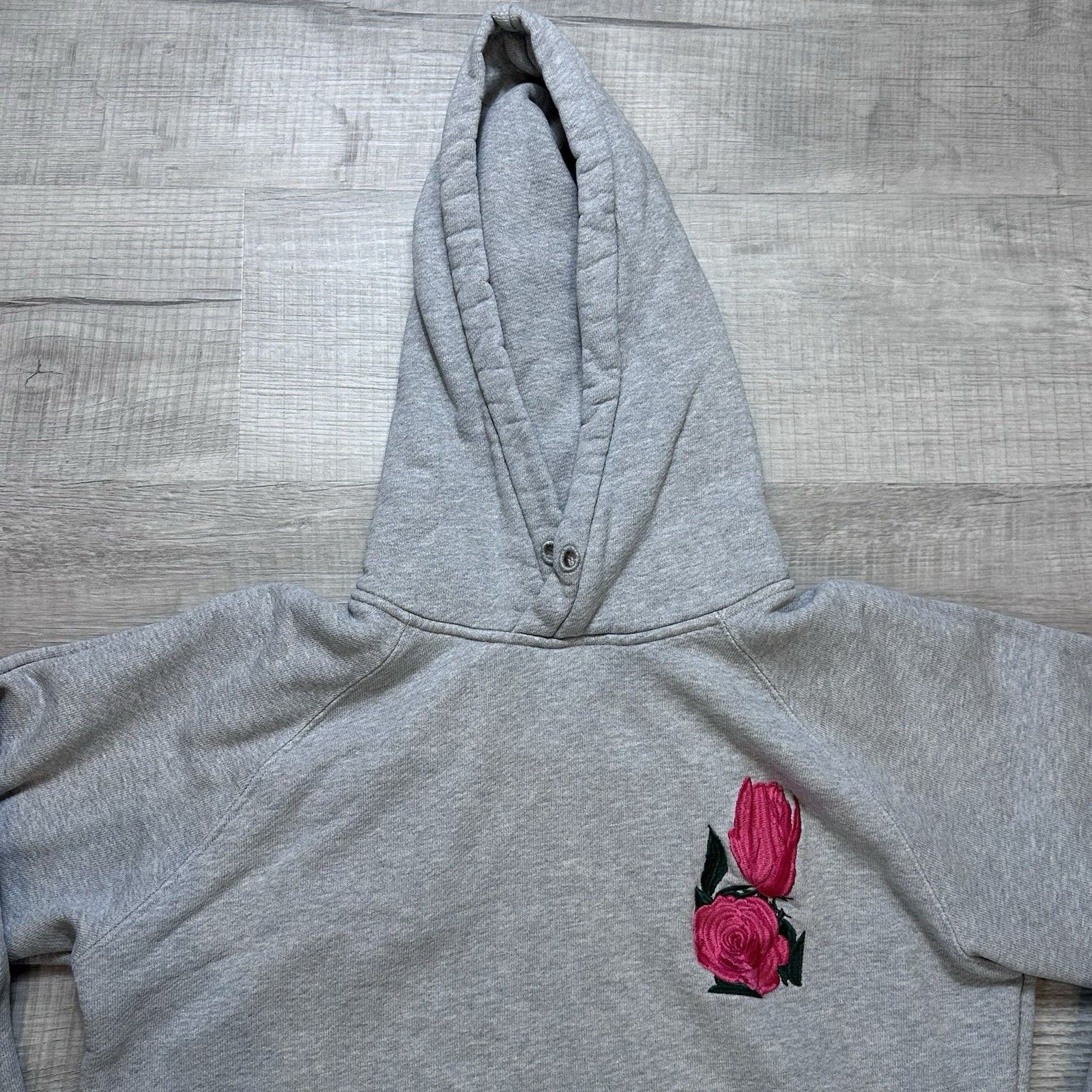 Soulland SOULLAND Rose Hoodie Pullover Sweatshirt Small Embroidered Size US S / EU 44-46 / 1 - 5 Thumbnail