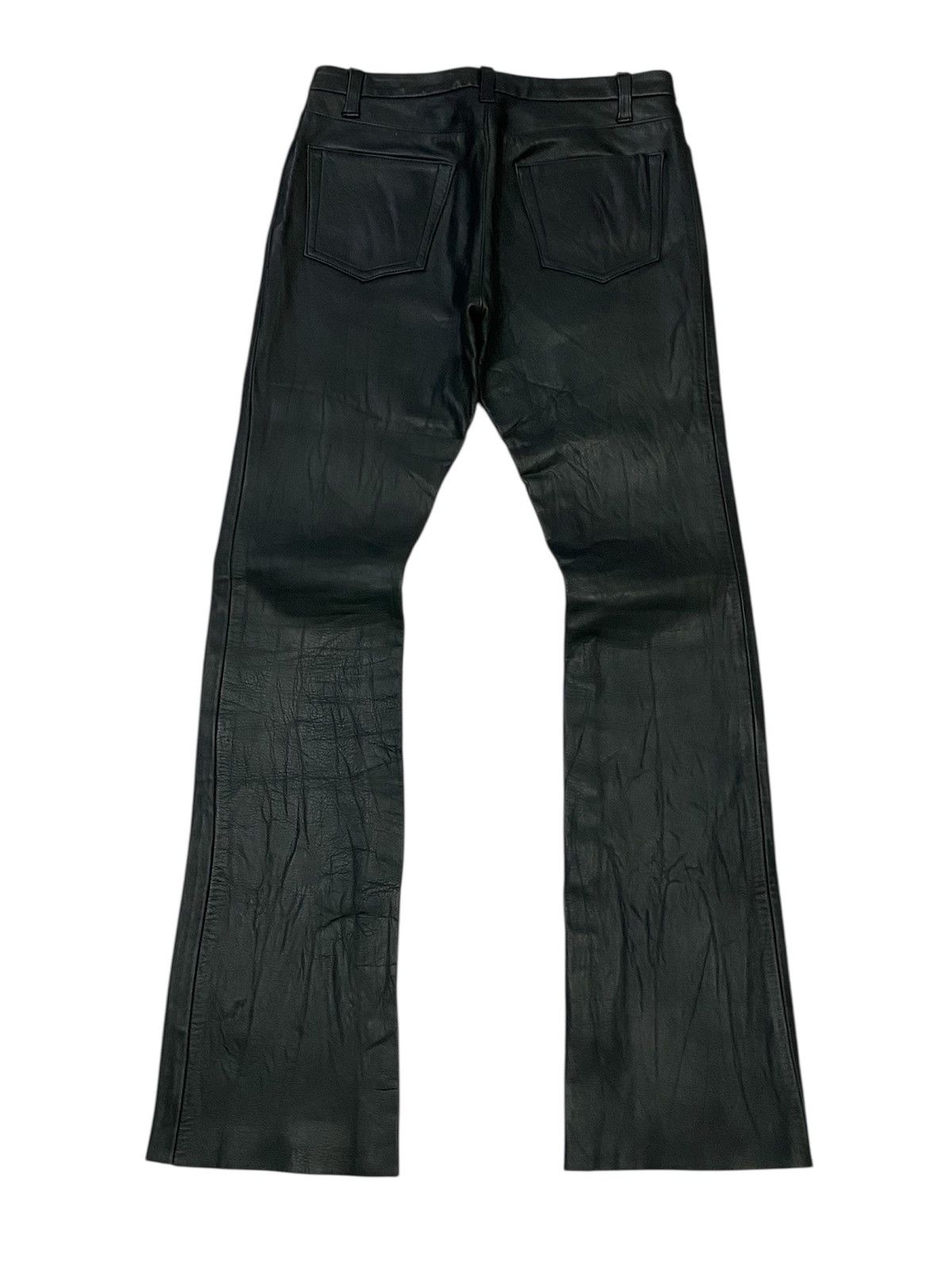 Attachment Attachment Leather Straight Leg Pants Size 28" / US 6 / IT 42 - 2 Thumbnail