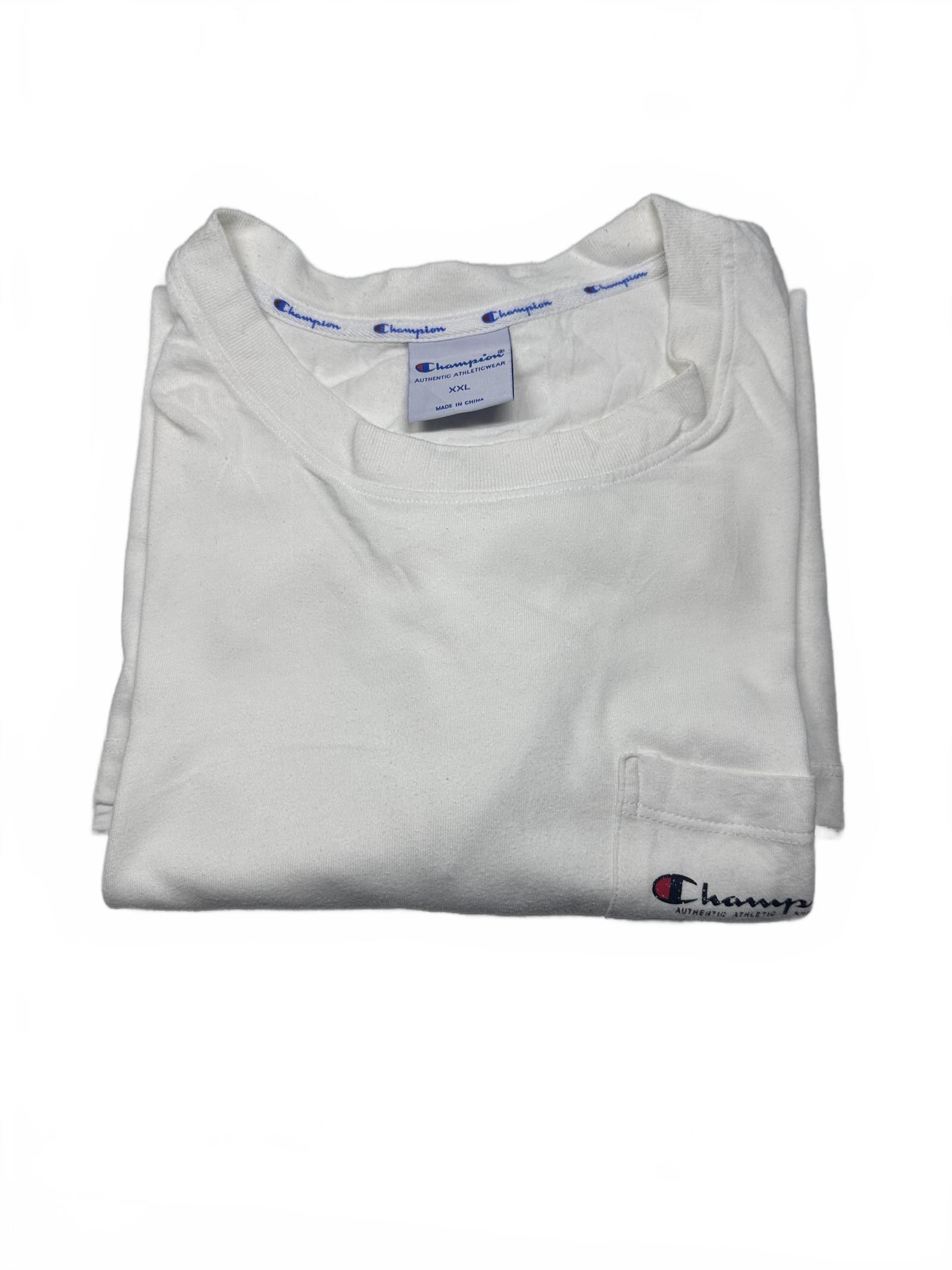 Champion Champion Classic White Pocket T-Shirt Size US XXL / EU 58 / 5 - 7 Thumbnail
