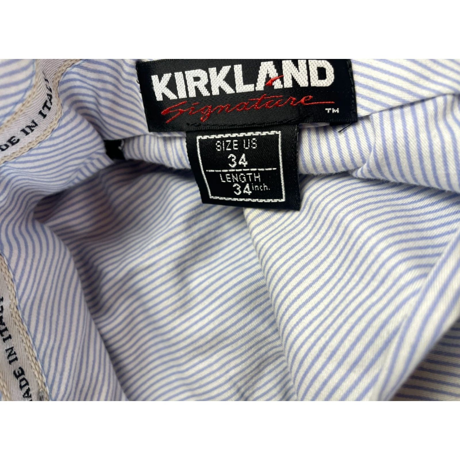 Vintage Kirkland Signature Pants Men's 34x34 Black Dress Pants Cuffed Flat Front Regular Inseam 34 Size US 34 / EU 50 - 6 Thumbnail