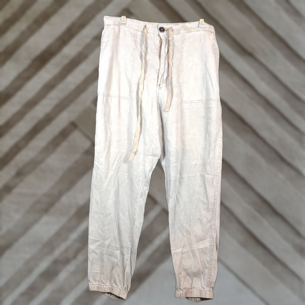 Vintage Sundance Womens Pants Green High Rise Jogger Minimalist Streetwear M Size 29" - 1 Thumbnail