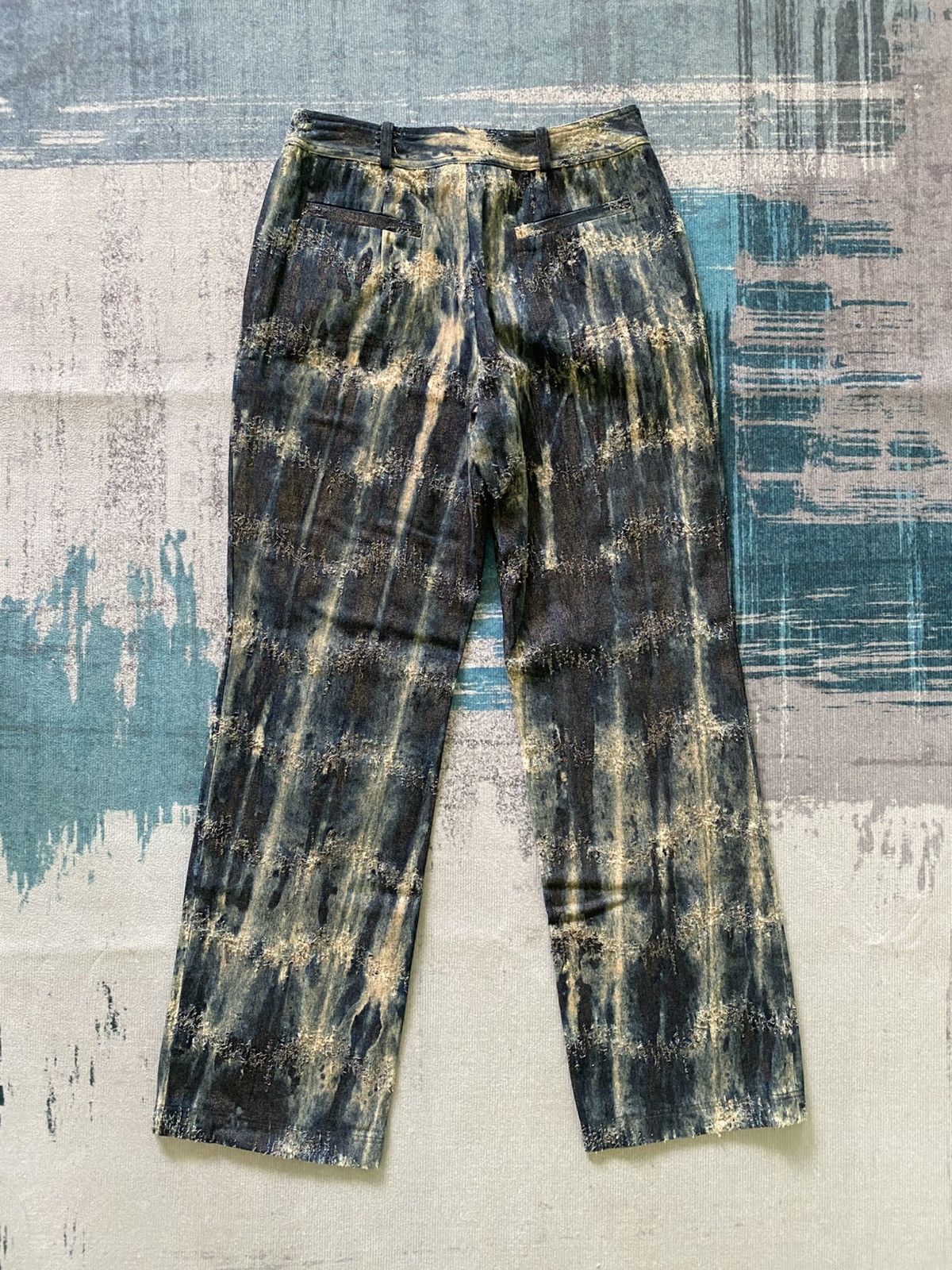 Designer × If Six Was Nine × Vintage Donna Paris Borro Acid Wash Pants Size 26" / US 2 / IT 38 - 2 Thumbnail