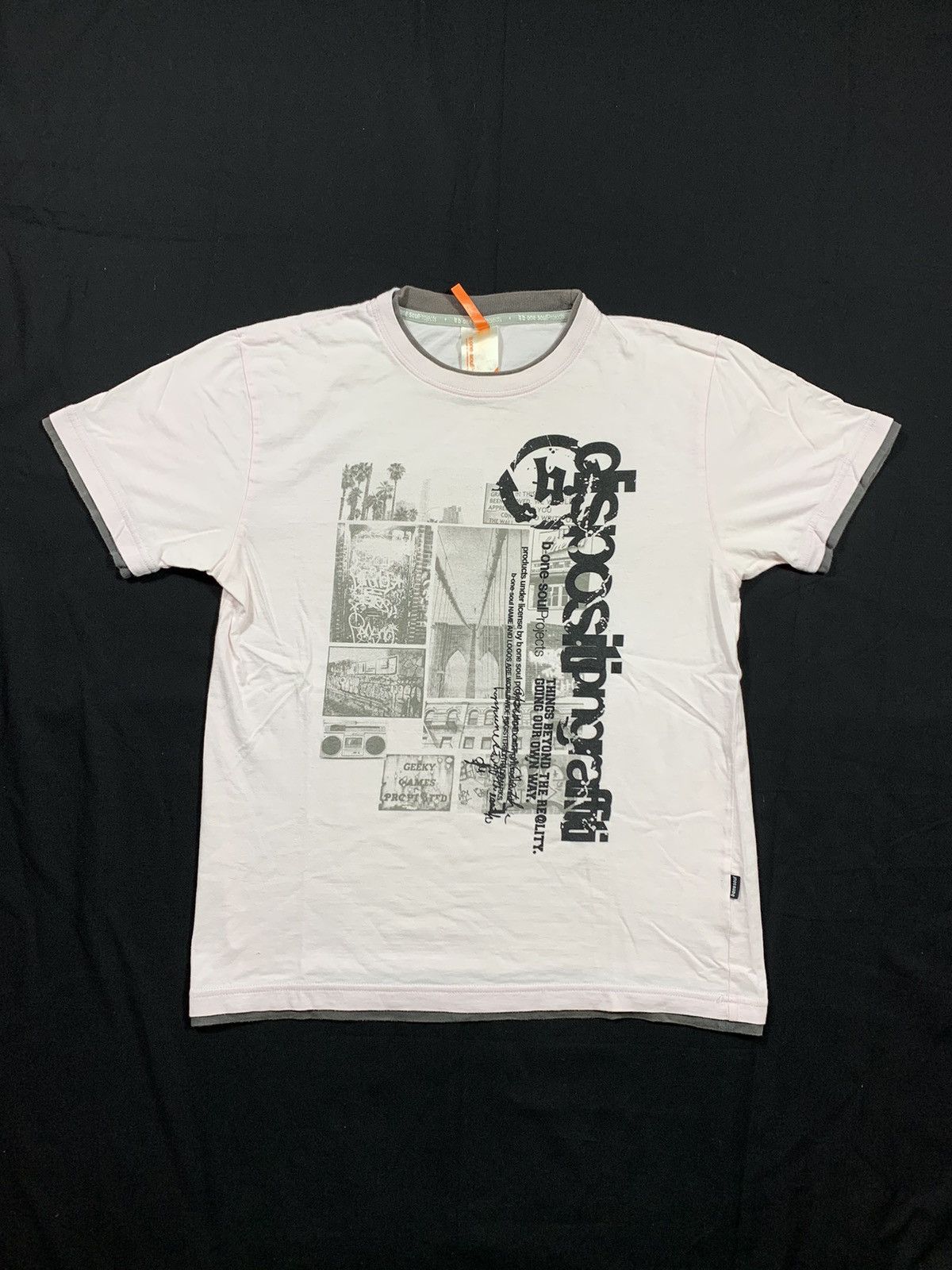 Hysteric Glamour ❤️‍🔥BINDING OFFER❤️‍🔥B ONE SOUL DOUBLE LAYER POEM TEE Size US M / EU 48-50 / 2 - 1 Thumbnail