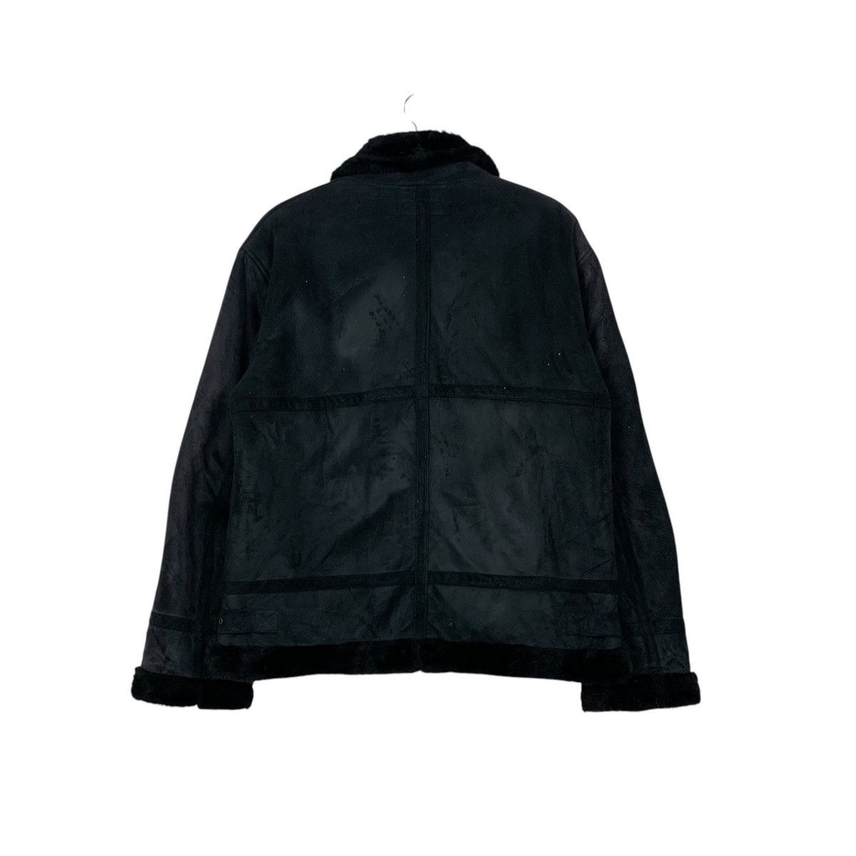 Kansai Yamamoto KANSAI JEANS Faux Fur Leather Jacket #2305-C102 Size US L / EU 52-54 / 3 - 7 Thumbnail
