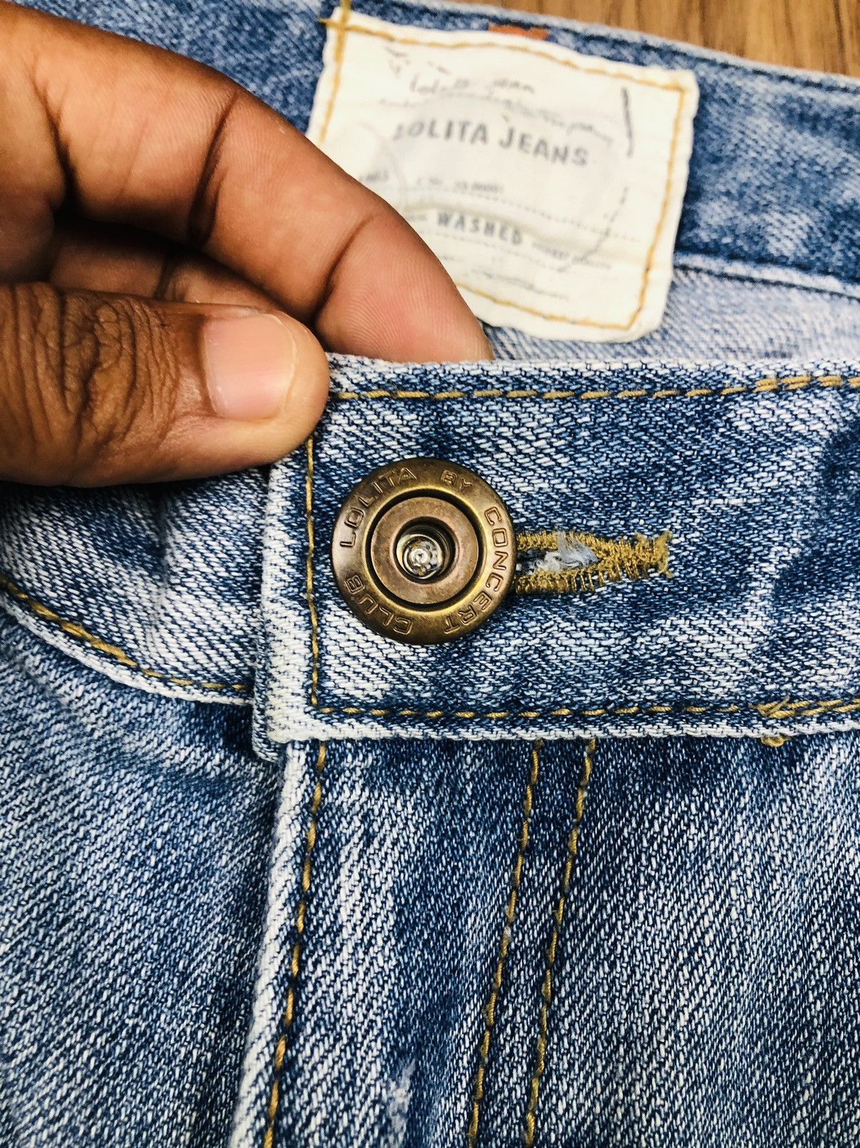 Other Lolita Distress Jeans (34) Size US 33 - 10 Thumbnail