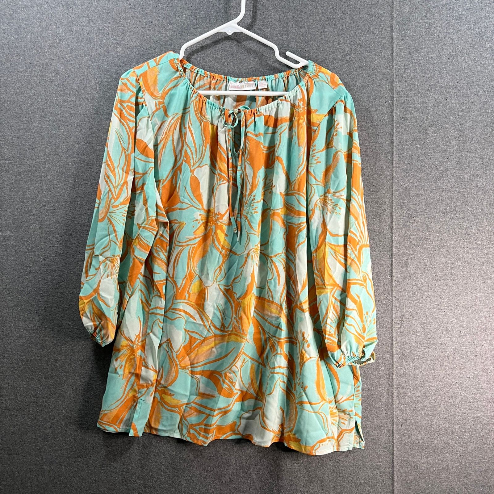 Other Belle by Kim Gravel Tropical Pop Balloon 3/4 Sleeve Size XL / US 12-14 / IT 48-50 - 1 Thumbnail