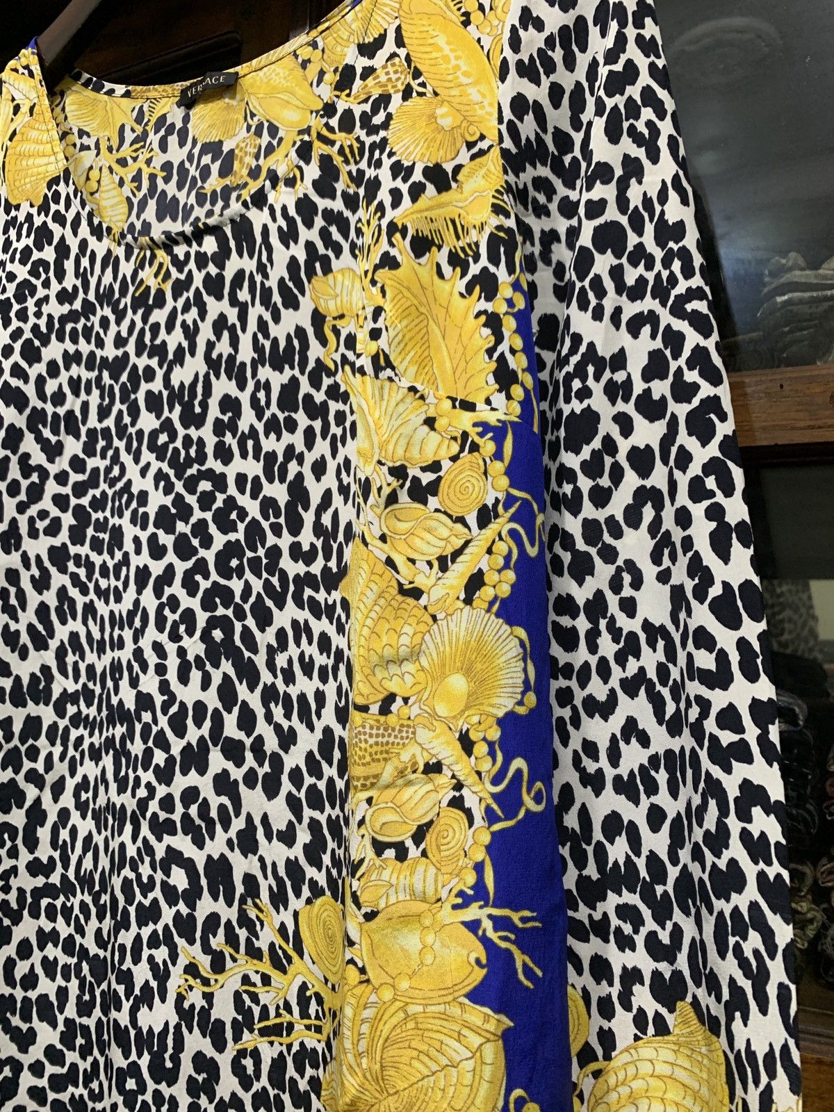 Versace Versace Mini Dress Leopard Print 100% Silk Size XS / US 0-2 / IT 36-38 - 2 Thumbnail