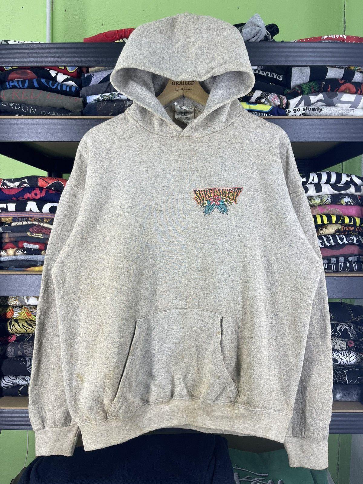 Sun Surf Vintage 94's Surf and Sweat Big Wave Hoodie Size US L / EU 52-54 / 3 - 2 Thumbnail