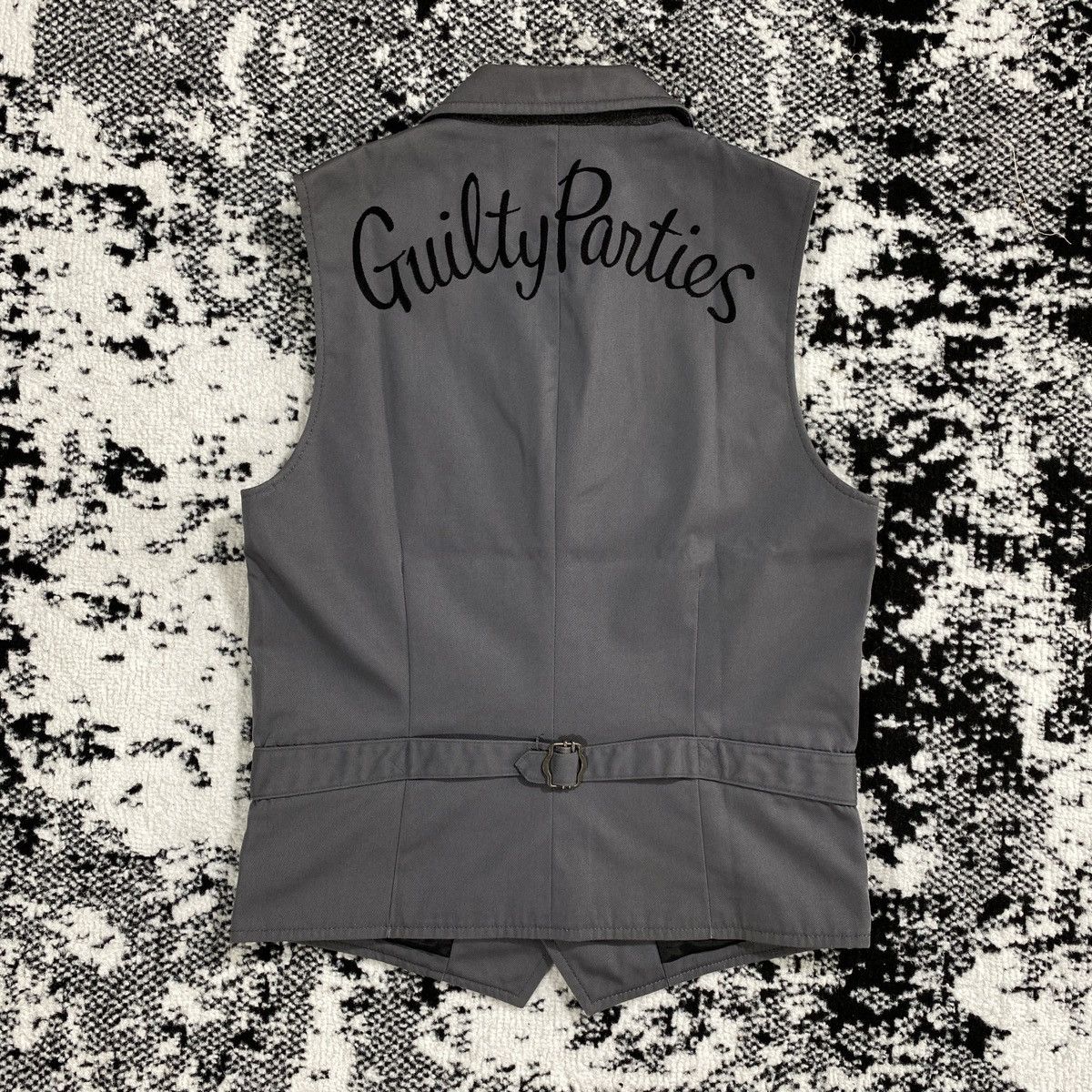 Image of Wacko Maria The Guilty Parties Vest in Grey, Men's (Size Small)