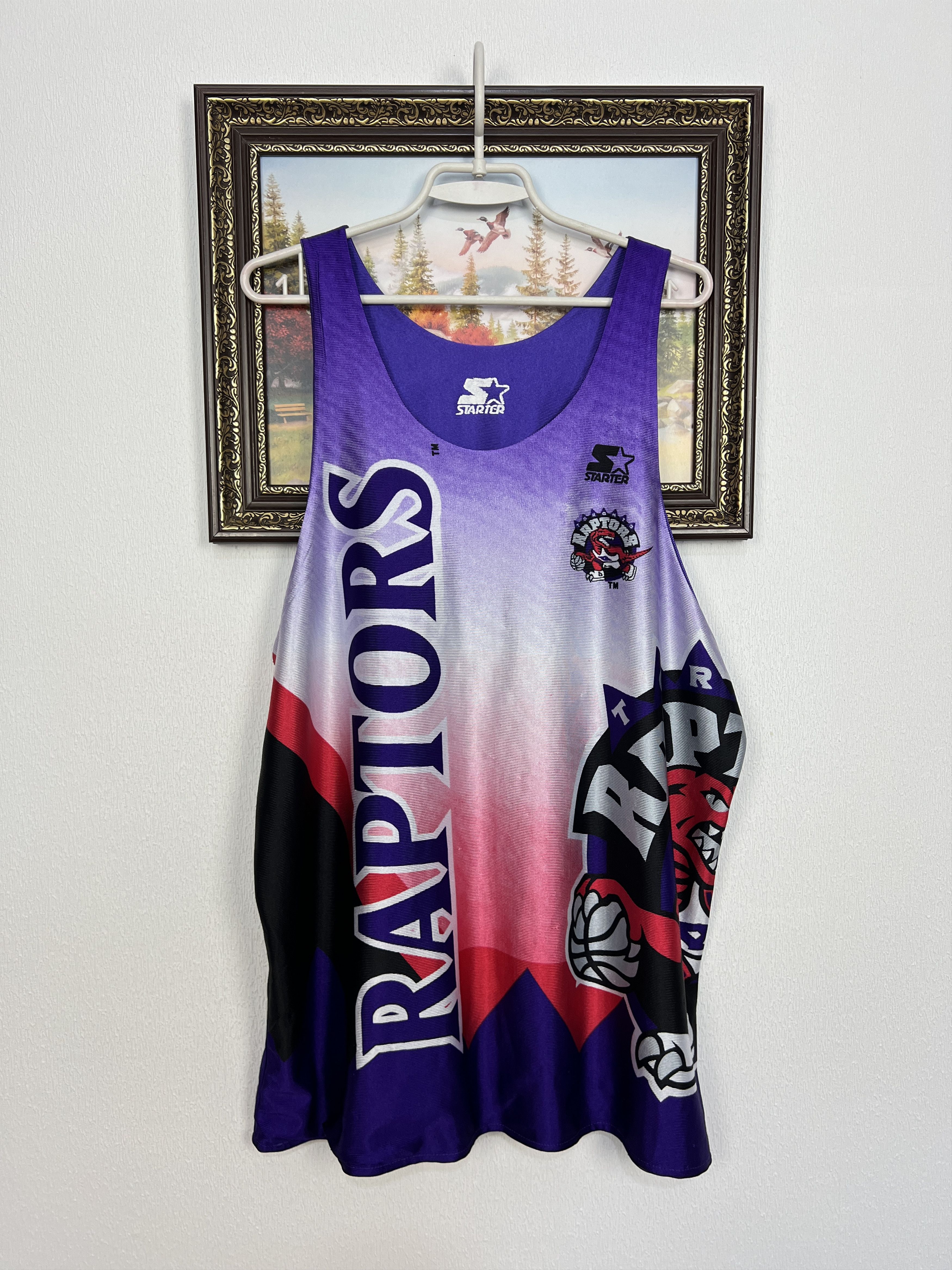 Starter Vintage Toronto Raptors Reversible Jersey Warm Up Trikot Size US XL / EU 56 / 4 - 1 Thumbnail