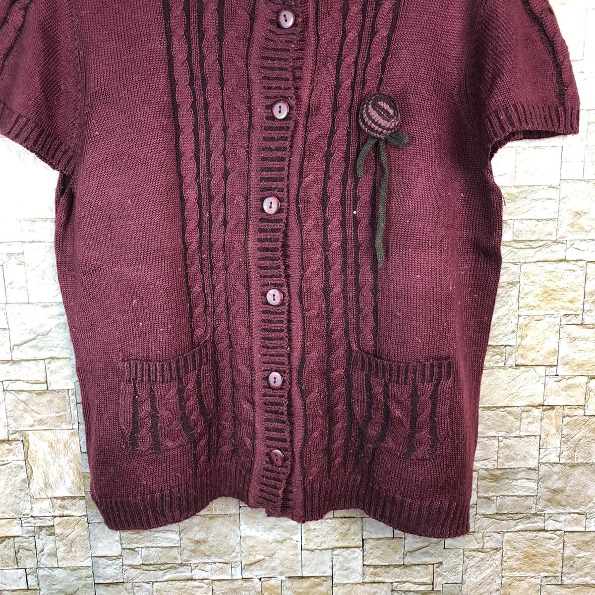 Homespun Knitwear × Japanese Brand Pol Poq Purple Knitwear #A1190 Size M / US 6-8 / IT 42-44 - 6 Thumbnail