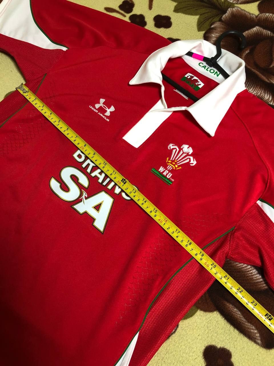 Under Armour Wales Rugby Union 2008/2009 Jersey Under Armour Camiseta Red Size US L / EU 52-54 / 3 - 6 Thumbnail