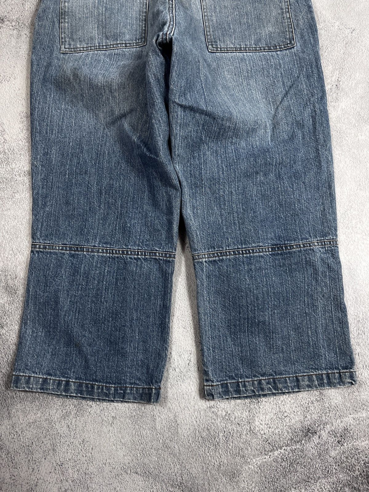 Vintage Vintage 90s 3/4 denim shorts jorts faded rap style size M Size US 32 / EU 48 - 9 Thumbnail