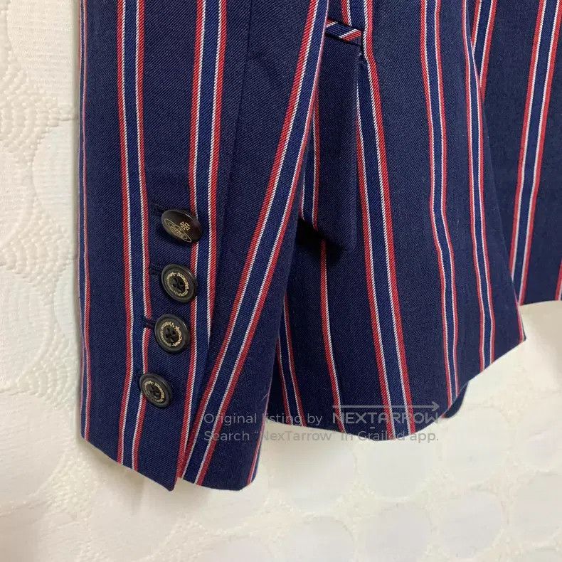 Vivienne Westwood Vivienne Westwood Band Singer Striped Punk Jacket Size XS / US 0-2 / IT 36-38 - 5 Thumbnail