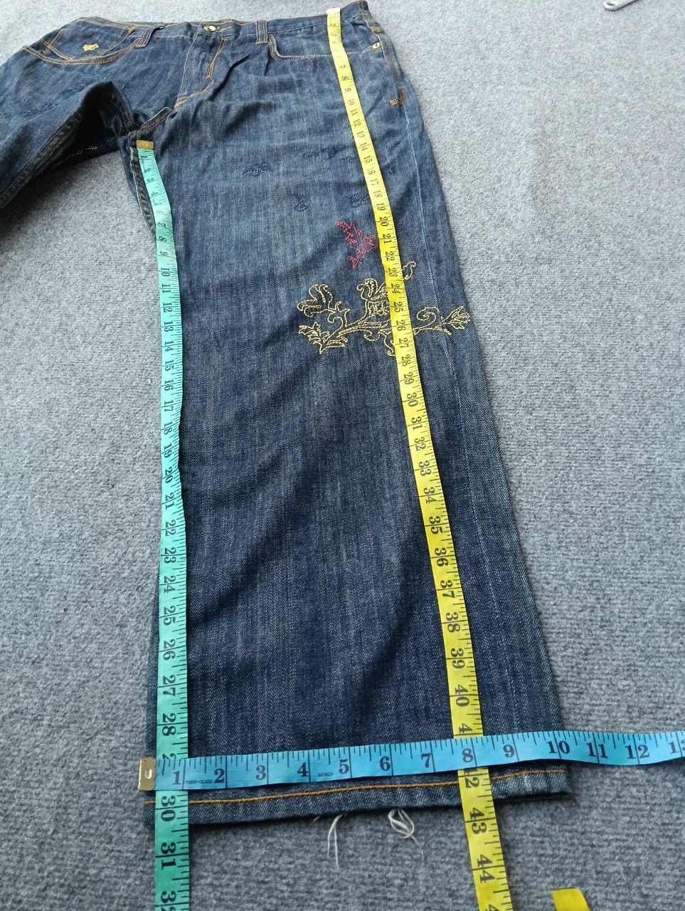 Rocawear Rocawear Y2K Baggy Denim Jeans with Multi-Color Embroidery Size US 34 / EU 50 - 4 Thumbnail