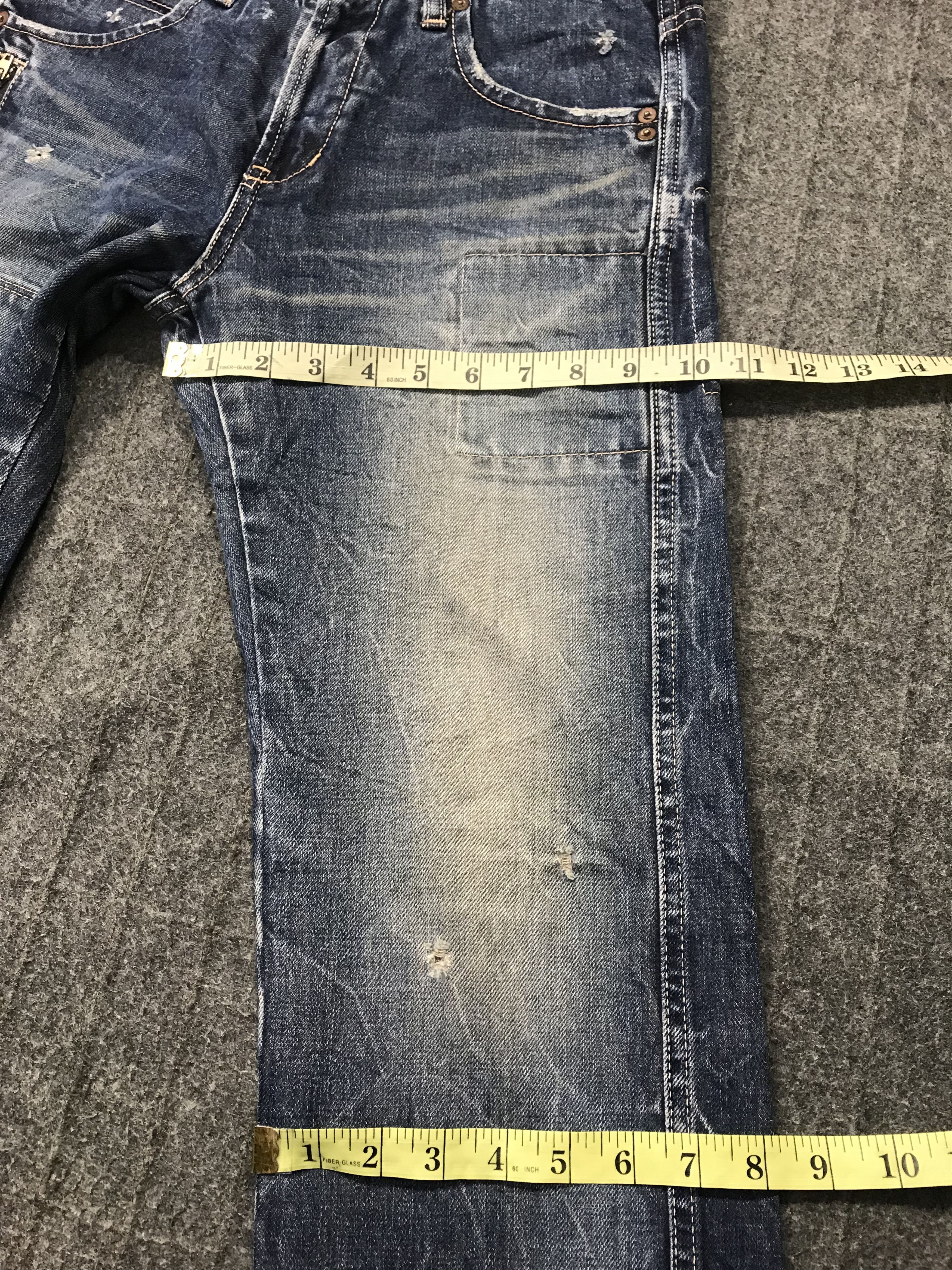 Blue Blue Japan Vintage Blue Blue Japan Denim Jeans Indigo Pant Straight Cut Size US 30 / EU 46 - 15 Thumbnail