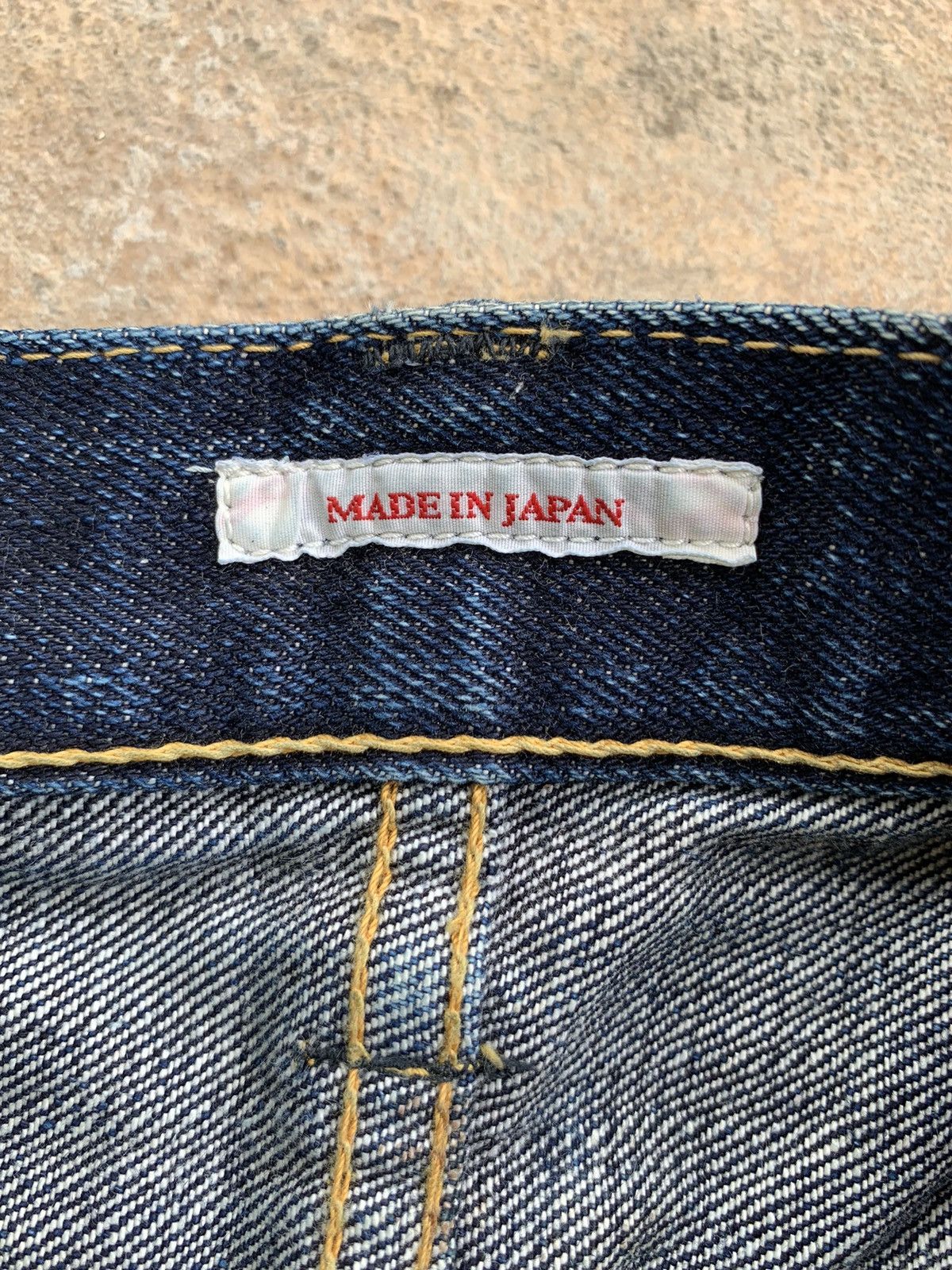 Vintage Eternal Selvedge Button Fly Distressed Denim